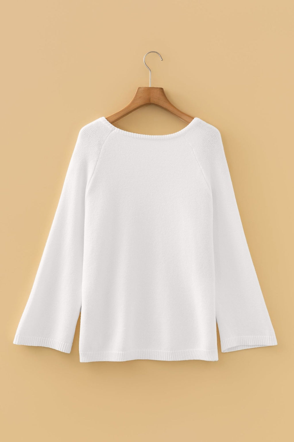 Solid Knit 3/4 Sleeve Dolman Sweater - Rooted & Reckless Co.