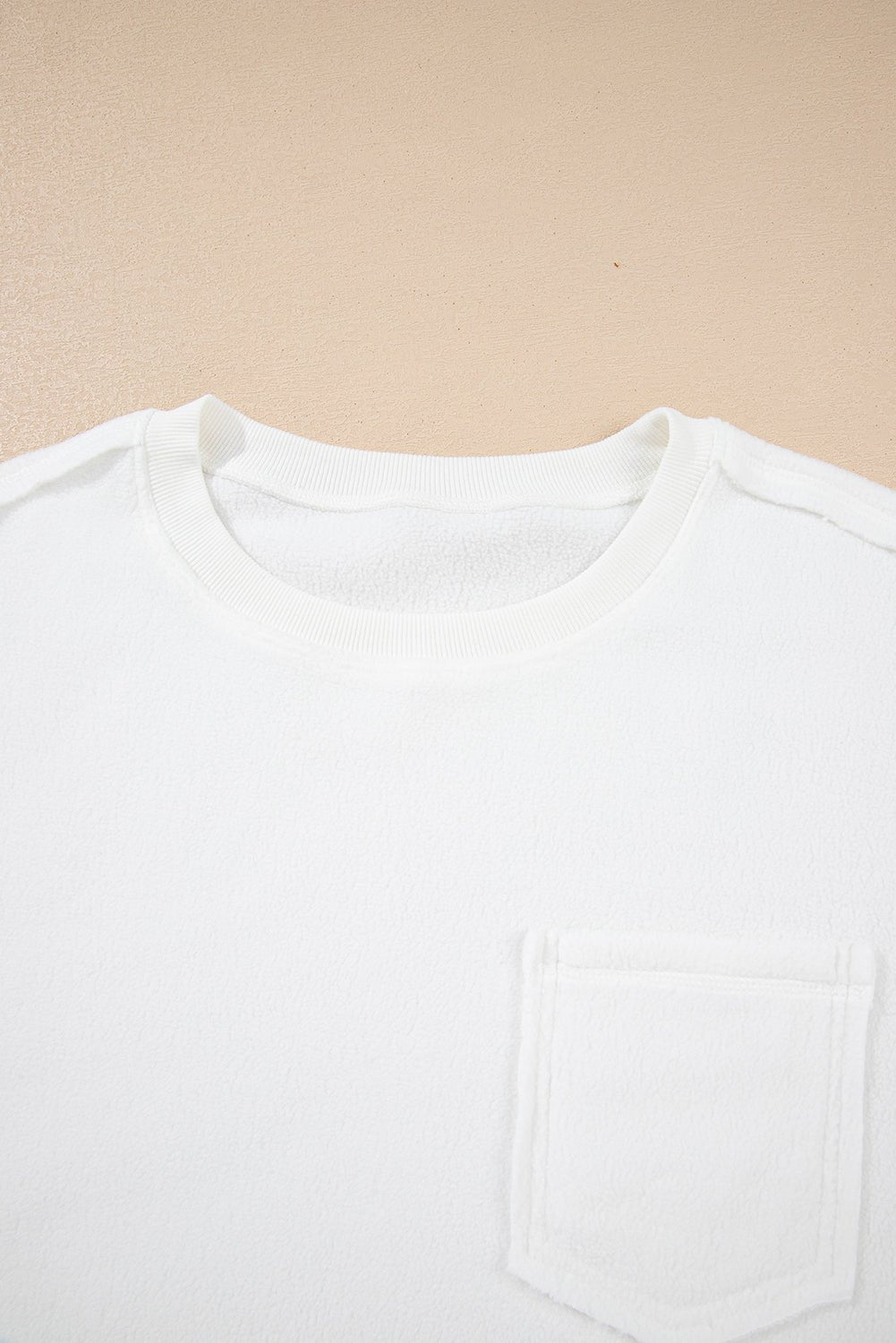 Solid Knit Reverse Seam Chest Pocket Sweatshirt - Rooted & Reckless Co.