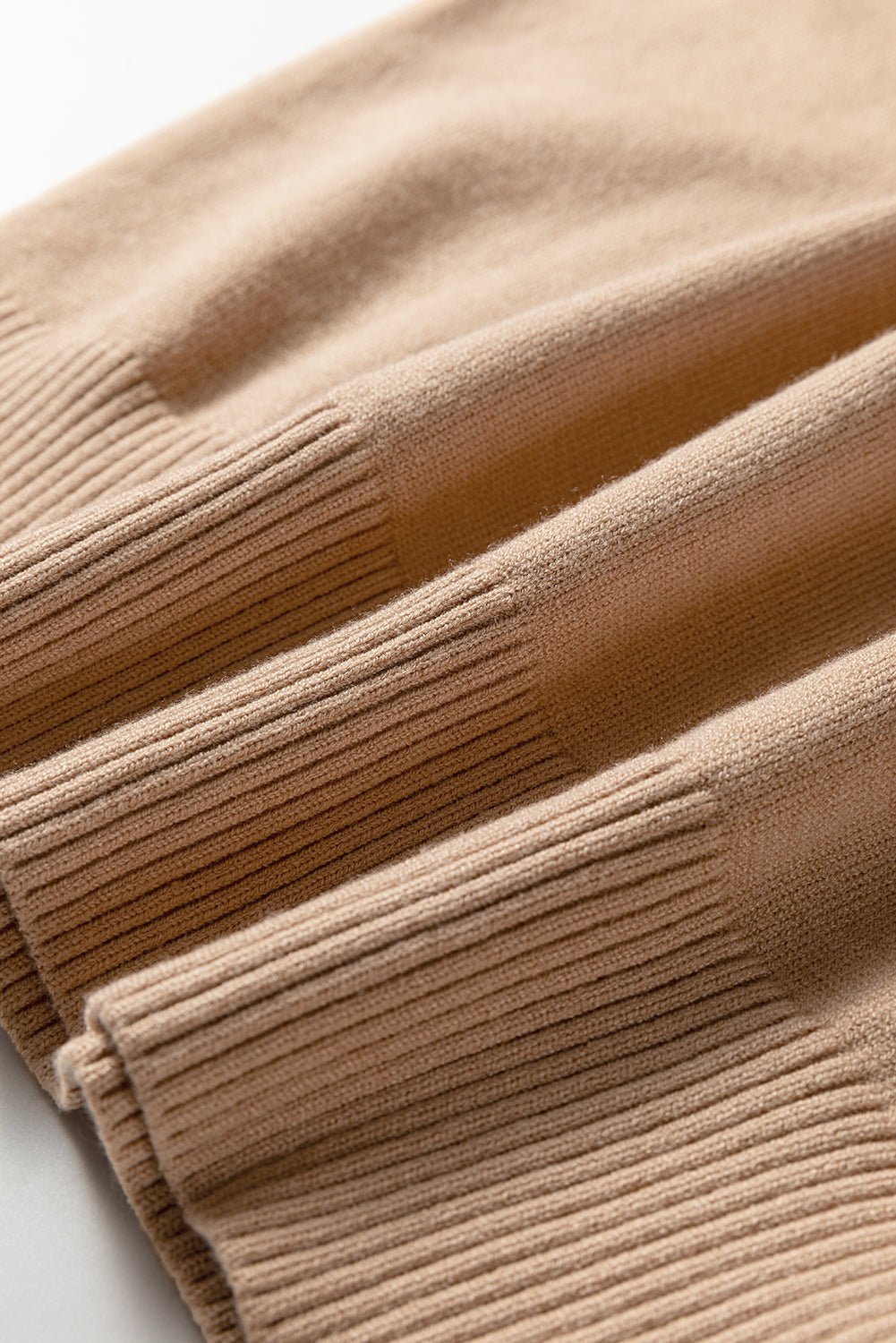 Solid Knit Short Puff Sleeve Sweater - Rooted & Reckless Co.