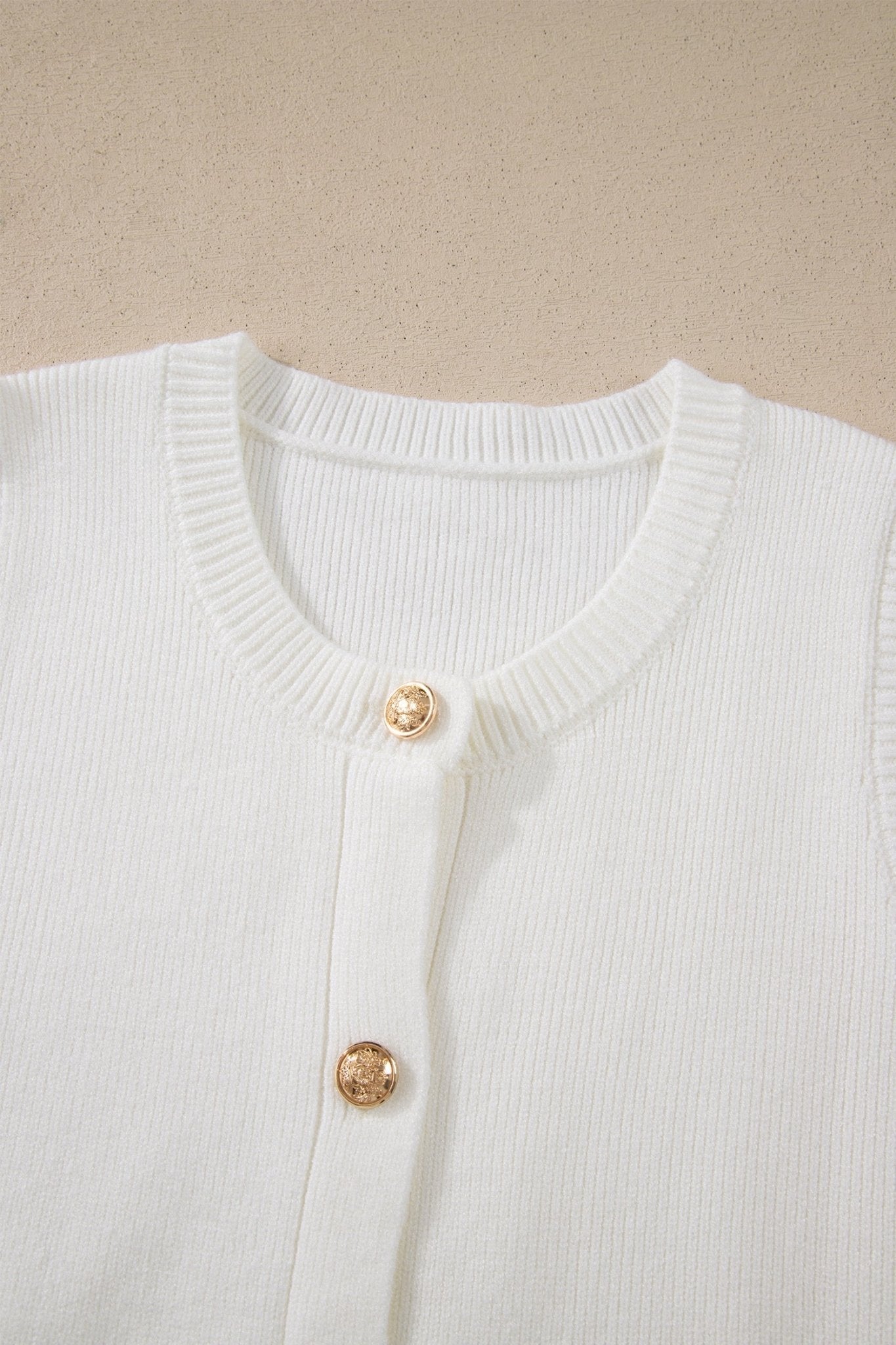 Solid Knit Sleeveless Button Front Pocketed Sweater - Rooted & Reckless Co.