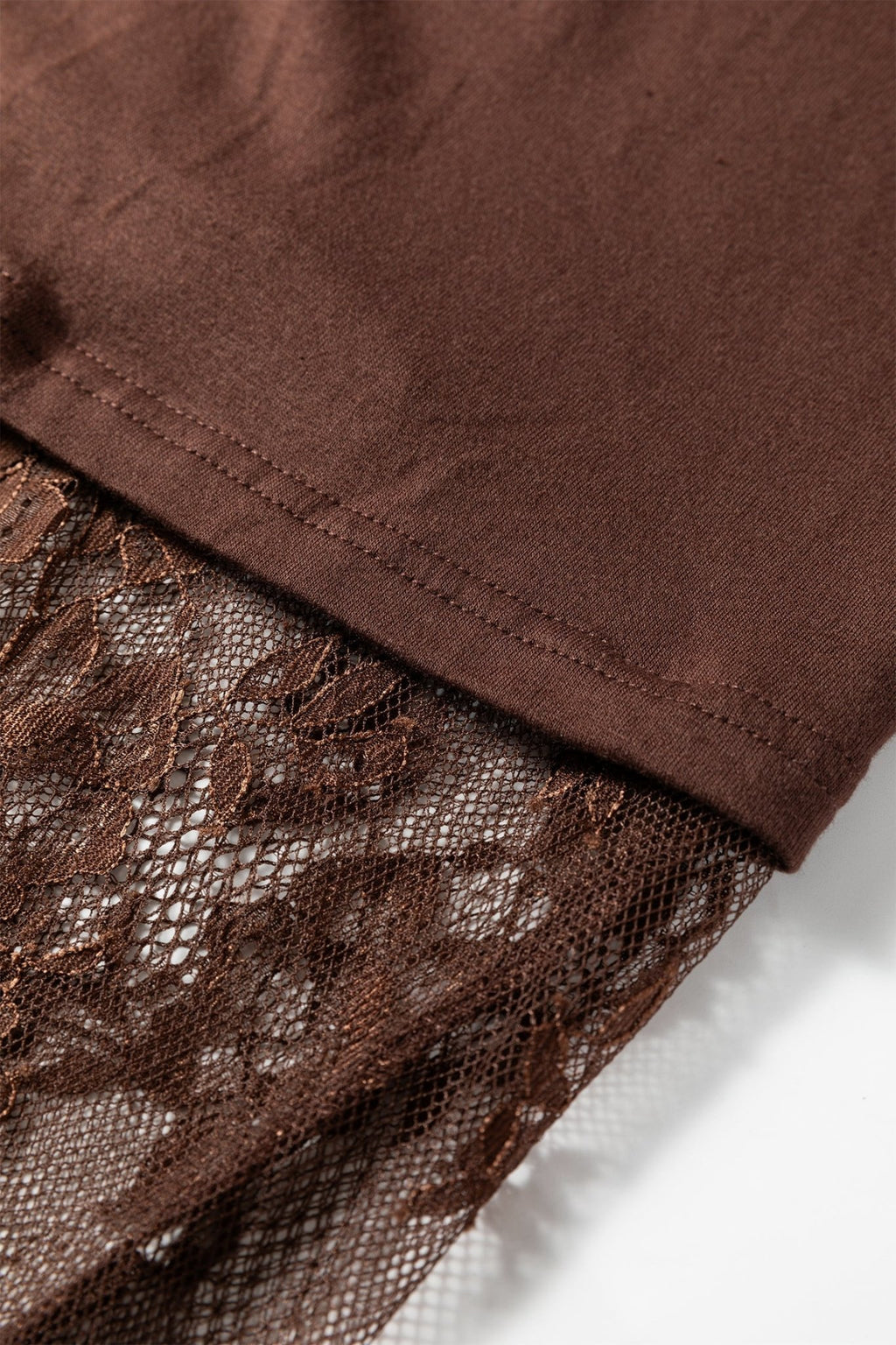 Solid Lace Patchwork Short Sleeve Maxi Dress - Rooted & Reckless Co.