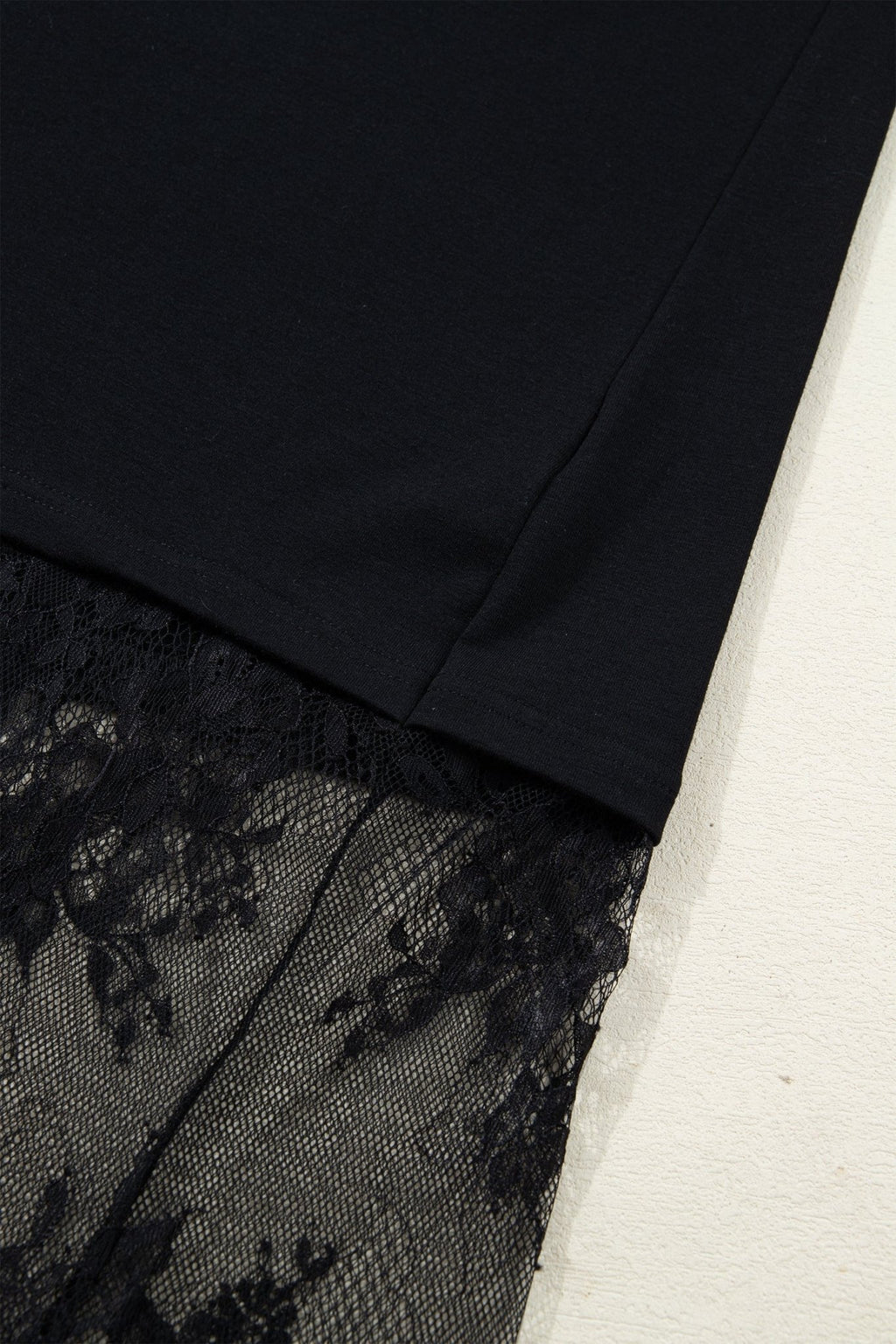 Solid Lace Patchwork Short Sleeve Maxi Dress - Rooted & Reckless Co.