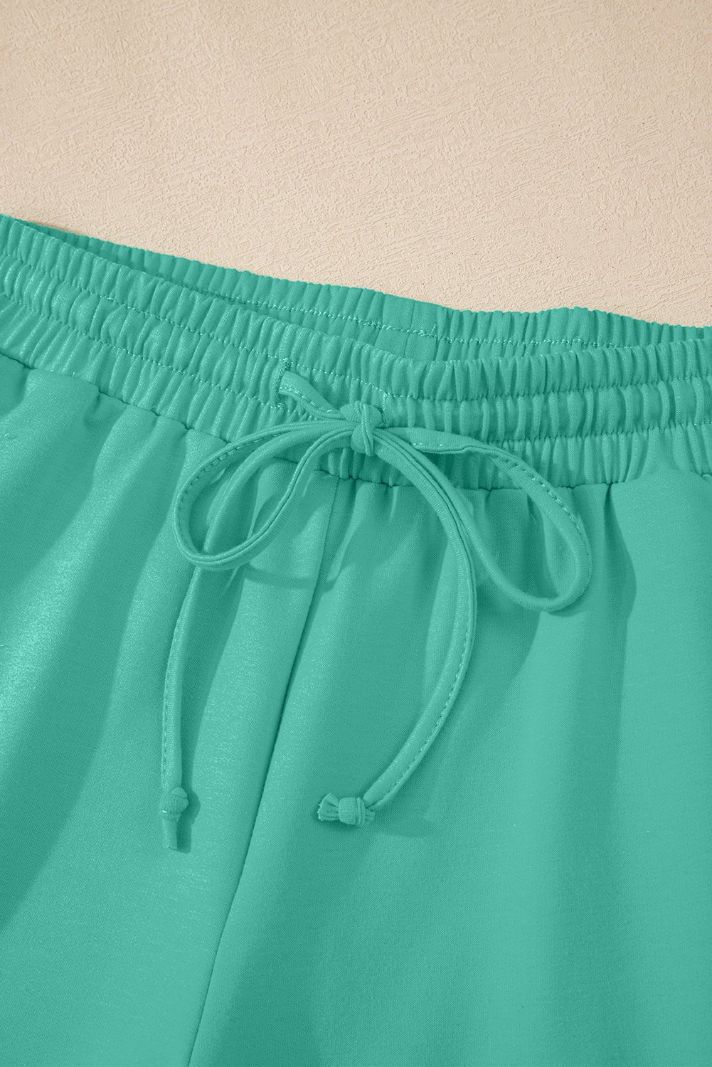 Solid Loose V-Neck Tee & Drawstring Shorts Set - Rooted & Reckless Co.
