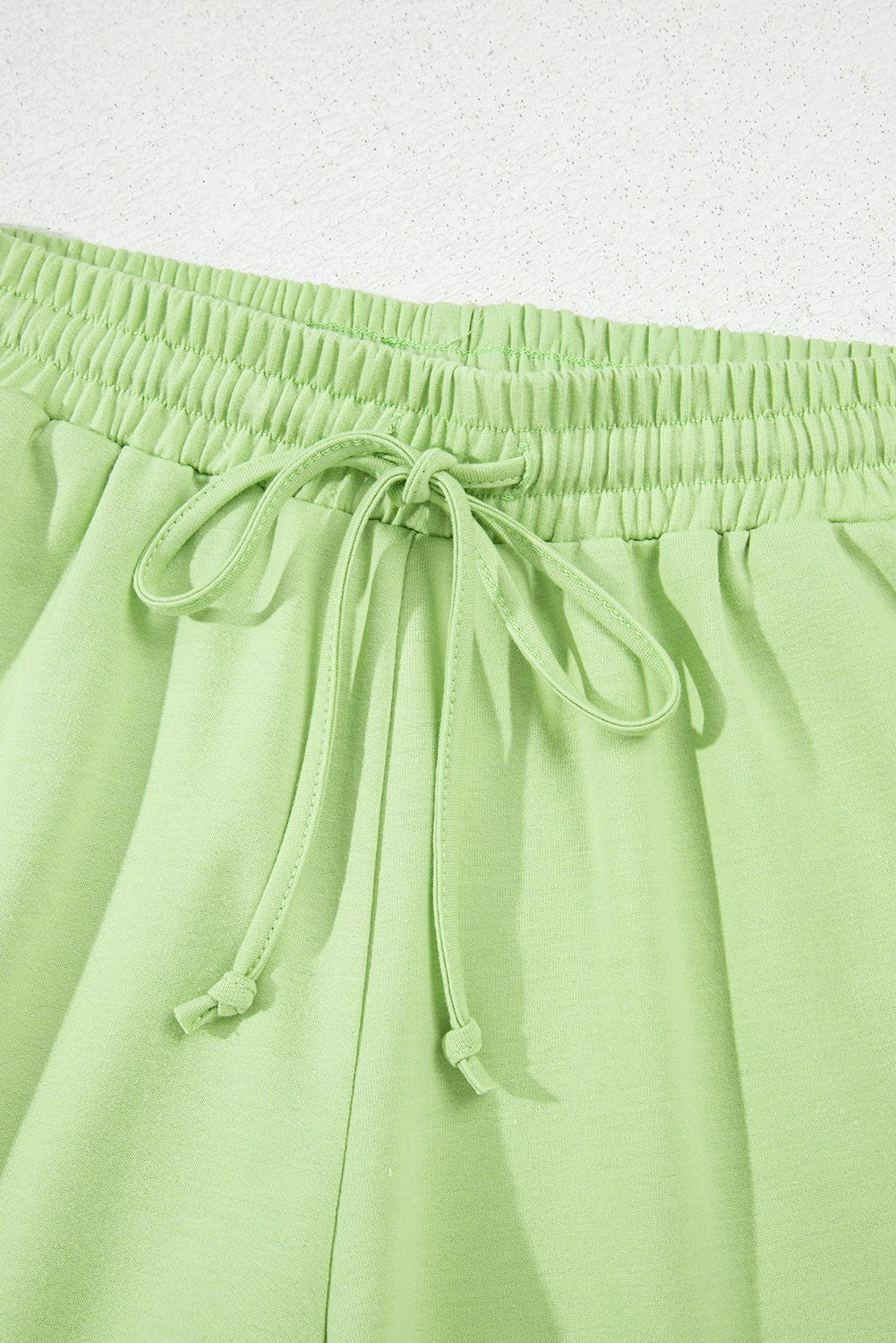 Solid Loose V-Neck Tee & Drawstring Shorts Set - Rooted & Reckless Co.
