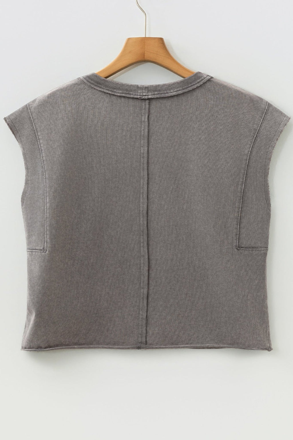 Solid Mineral Wash Boxy Tank Top - Rooted & Reckless Co.