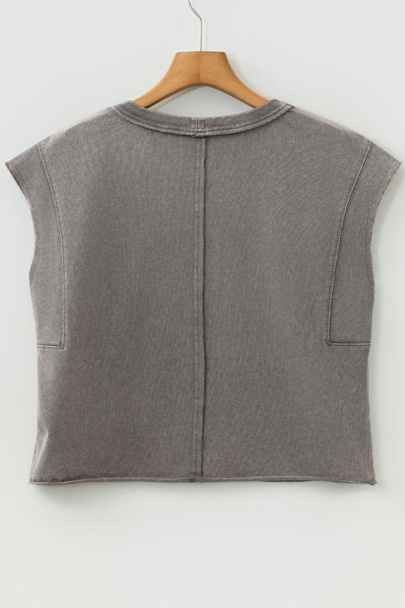 Solid Mineral Wash Boxy Tank Top - Rooted & Reckless Co.