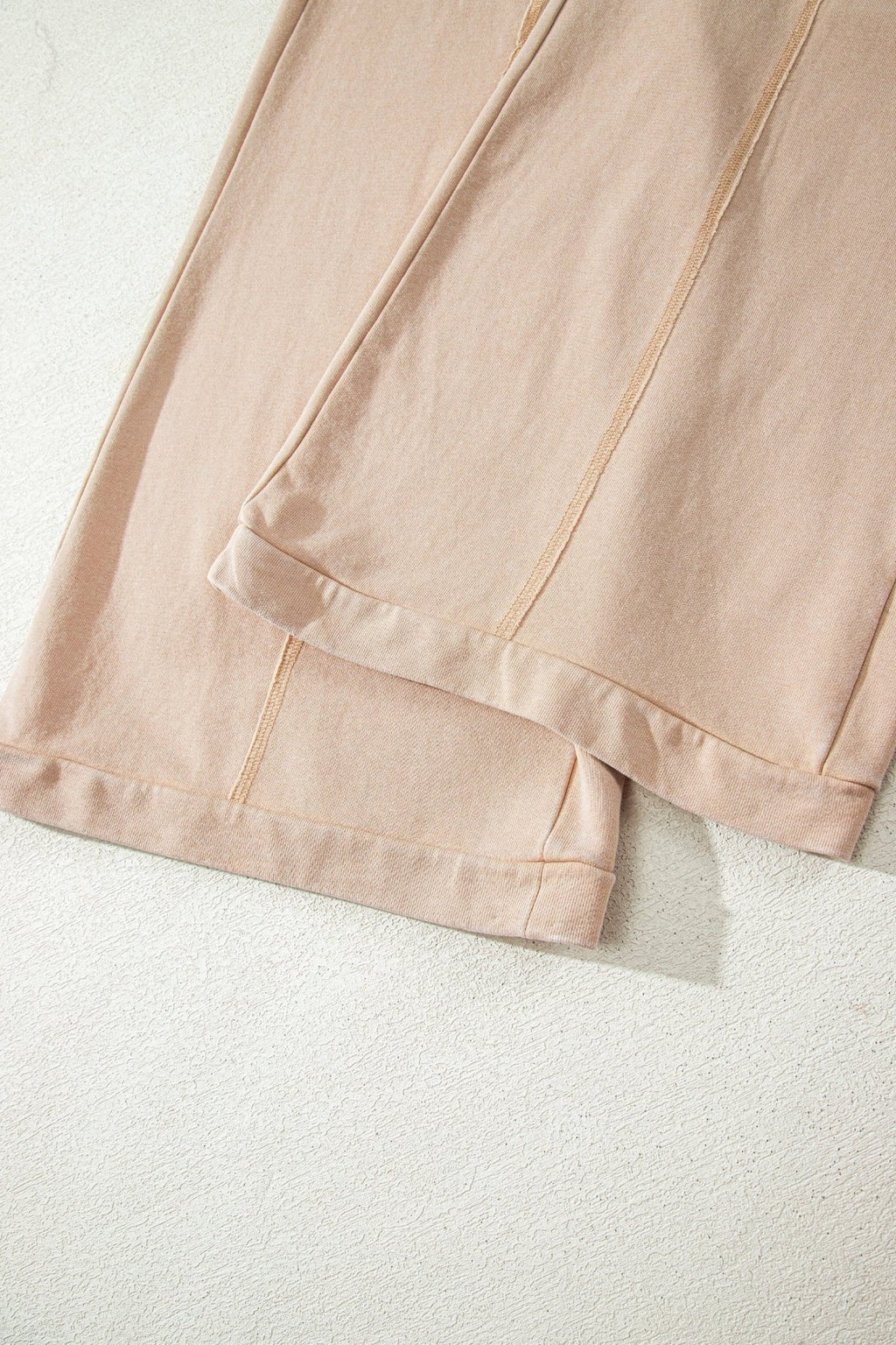 Solid Mineral Wash High Waist Wide Leg Pants - Rooted & Reckless Co.