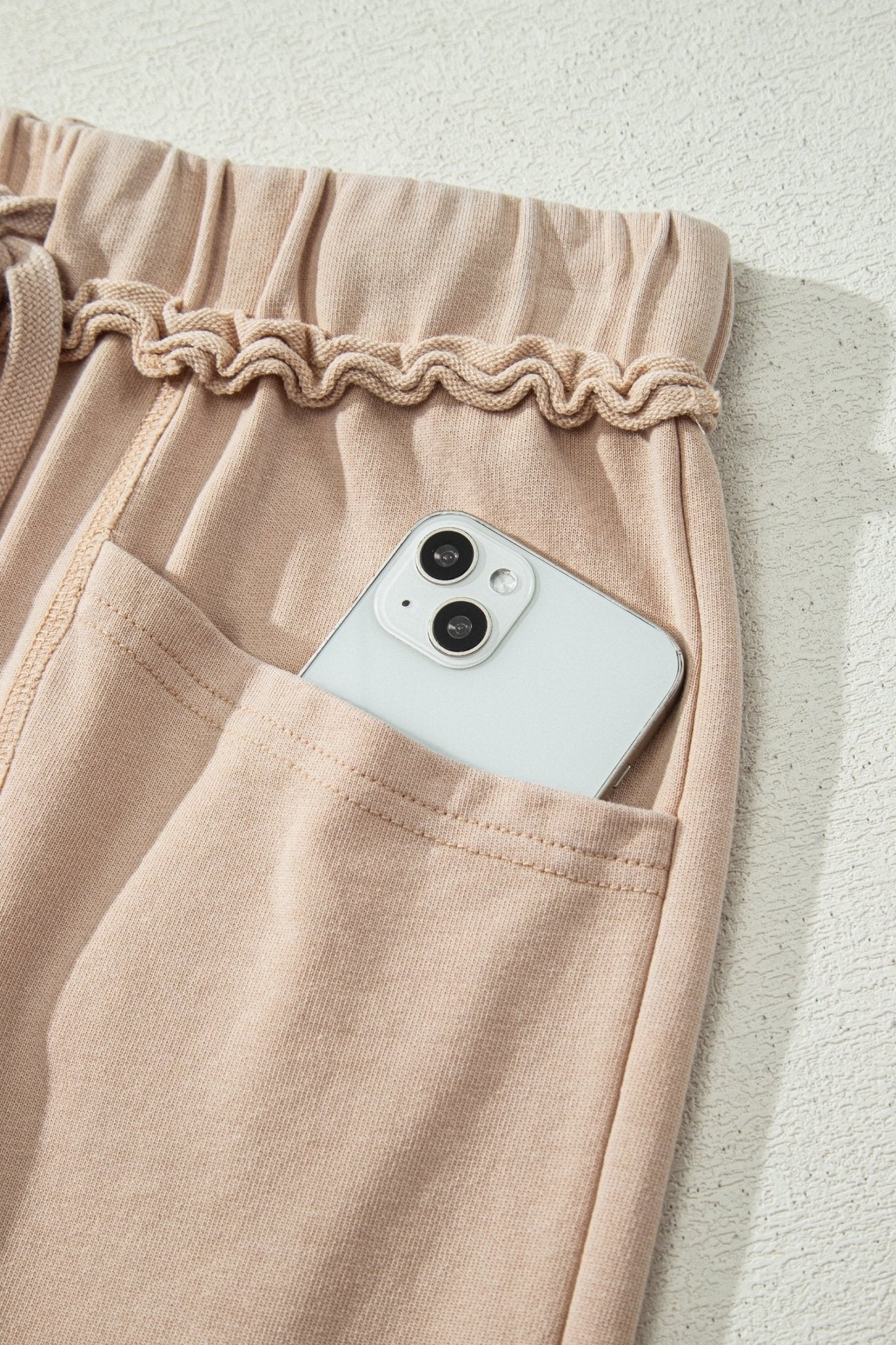 Solid Mineral Wash High Waist Wide Leg Pants - Rooted & Reckless Co.
