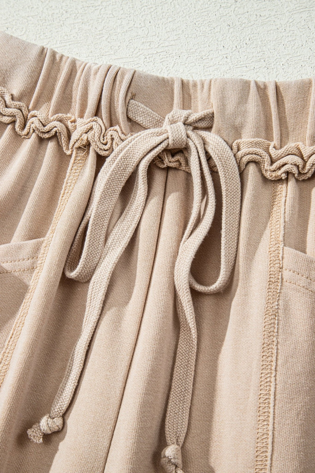Solid Mineral Wash High Waist Wide Leg Pants - Rooted & Reckless Co.
