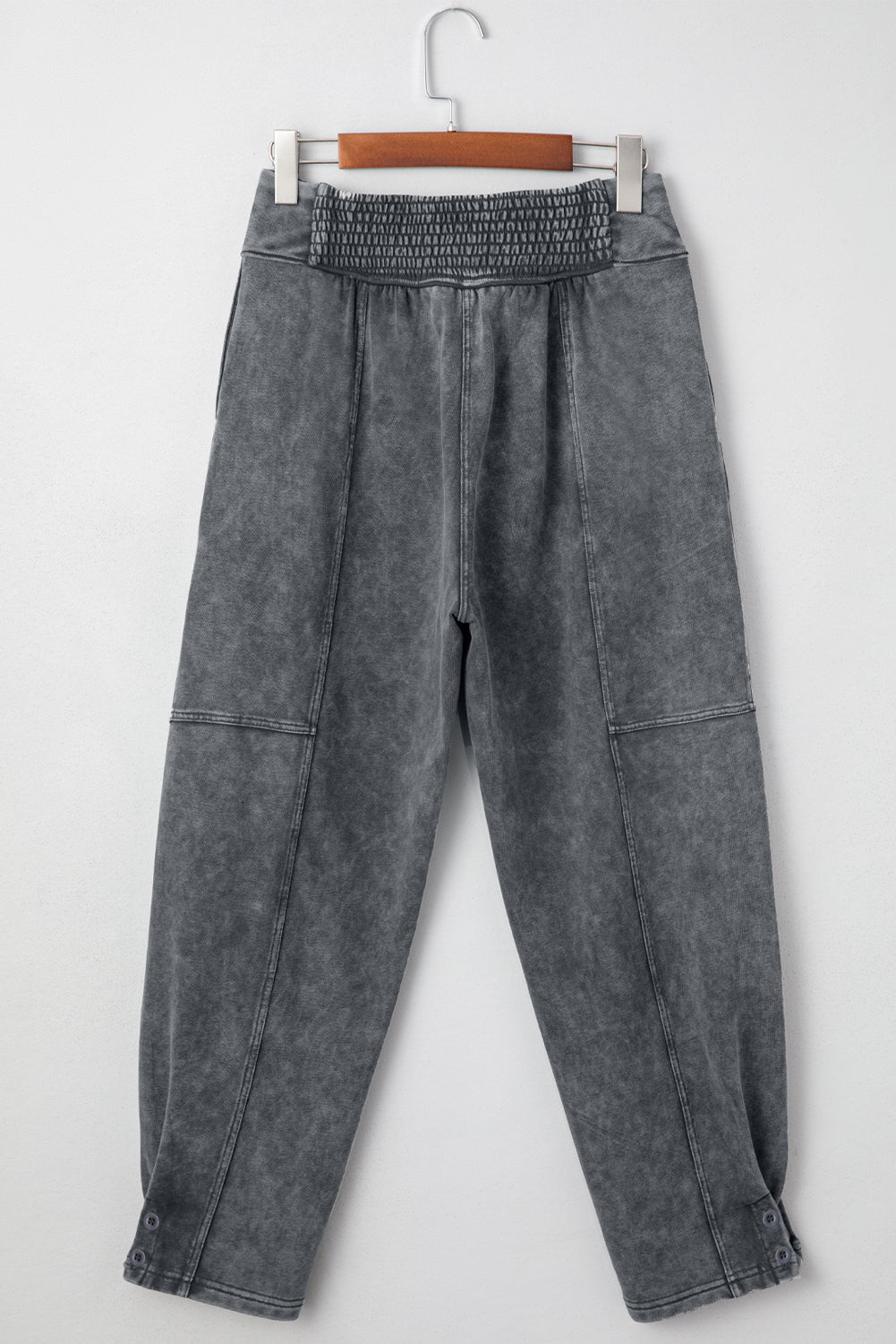 Solid Mineral Wash Jogger Style Pants - Rooted & Reckless Co.