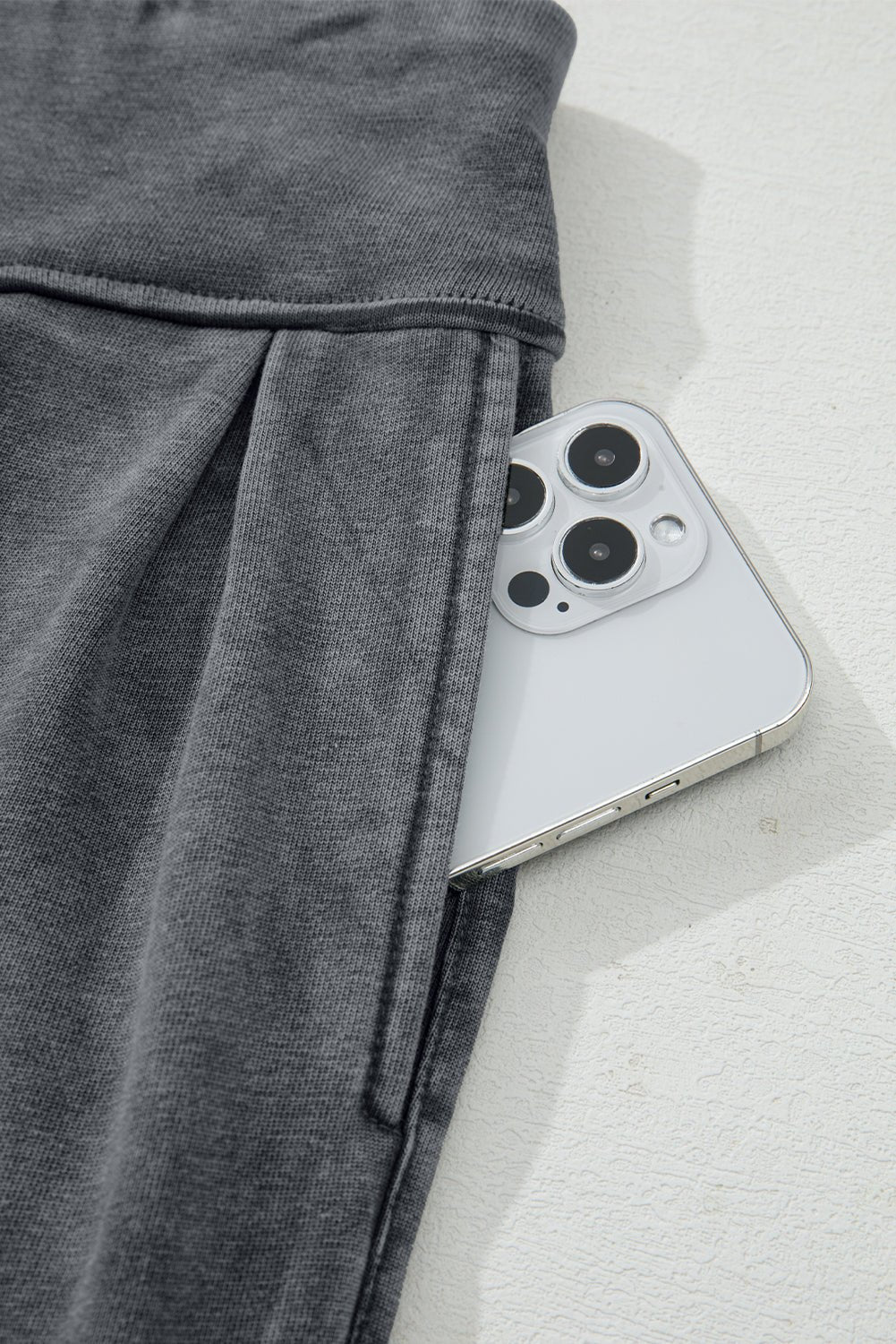 Solid Mineral Wash Jogger Style Pants - Rooted & Reckless Co.