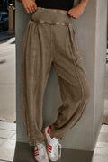 Solid Mineral Wash Jogger Style Pants - Rooted & Reckless Co.