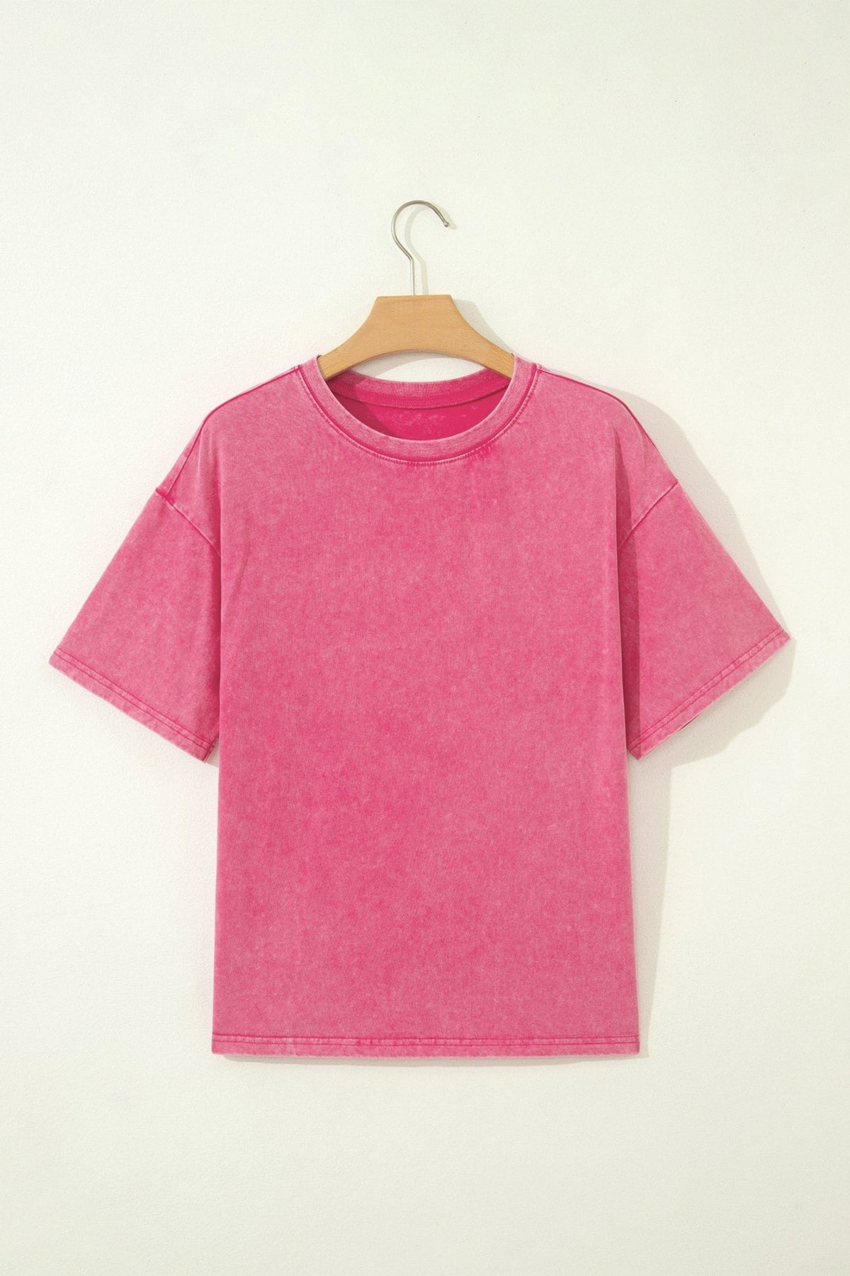 Solid Mineral Wash Short Sleeve Oversized Tee - Rooted & Reckless Co.