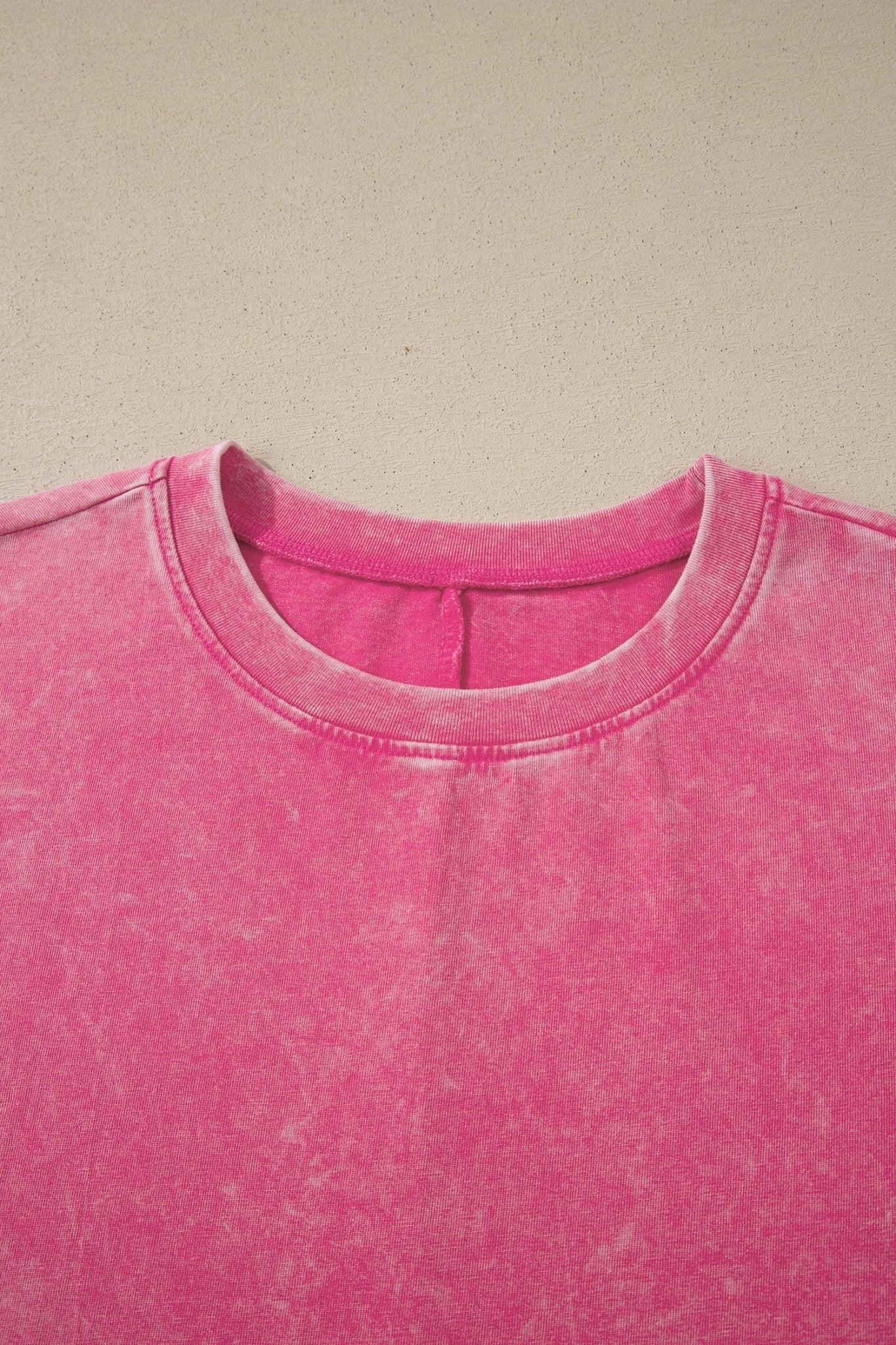 Solid Mineral Wash Short Sleeve Oversized Tee - Rooted & Reckless Co.