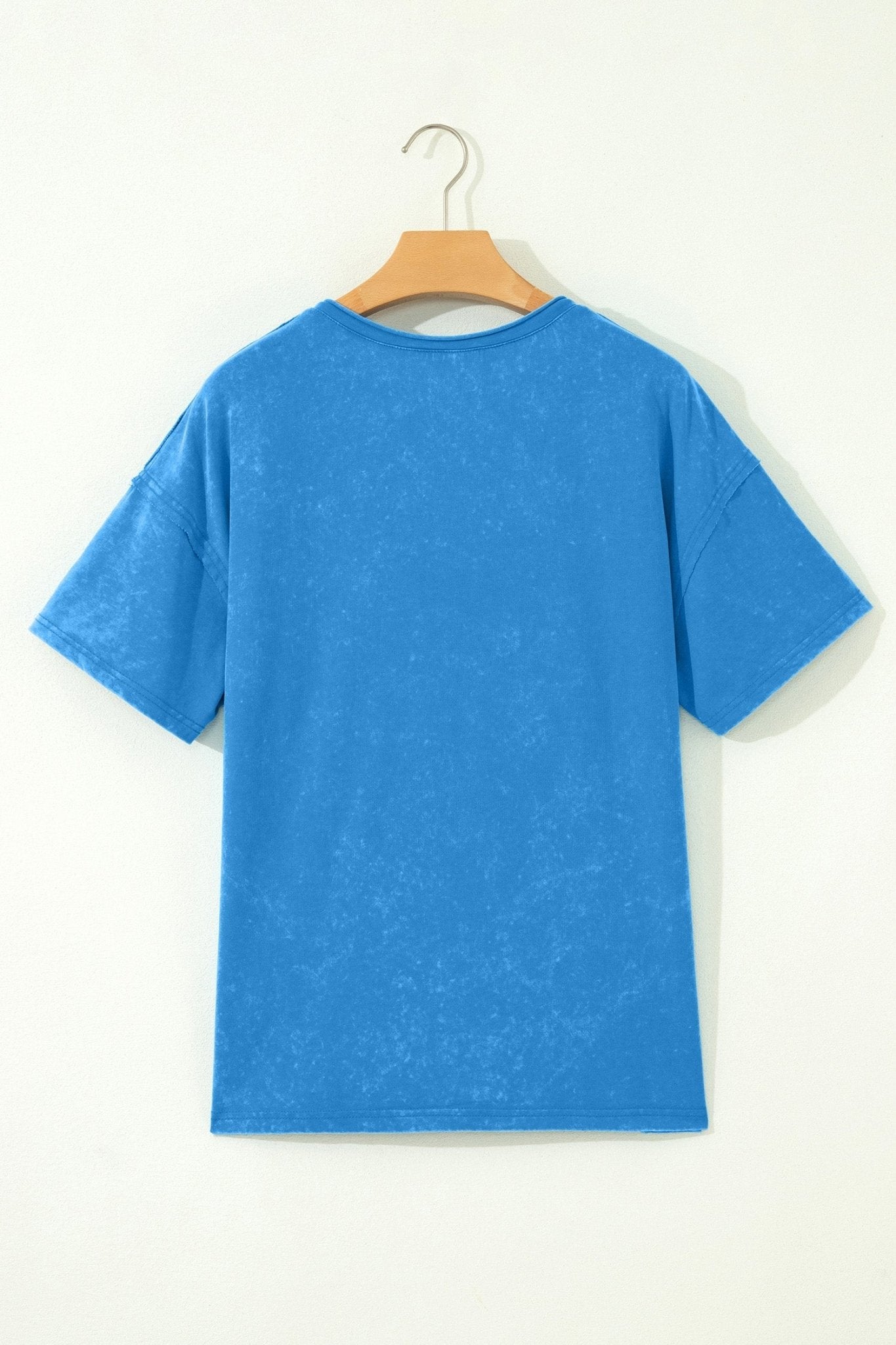 Solid Mineral Wash Short Sleeve V-Neck T-Shirt - Rooted & Reckless Co.