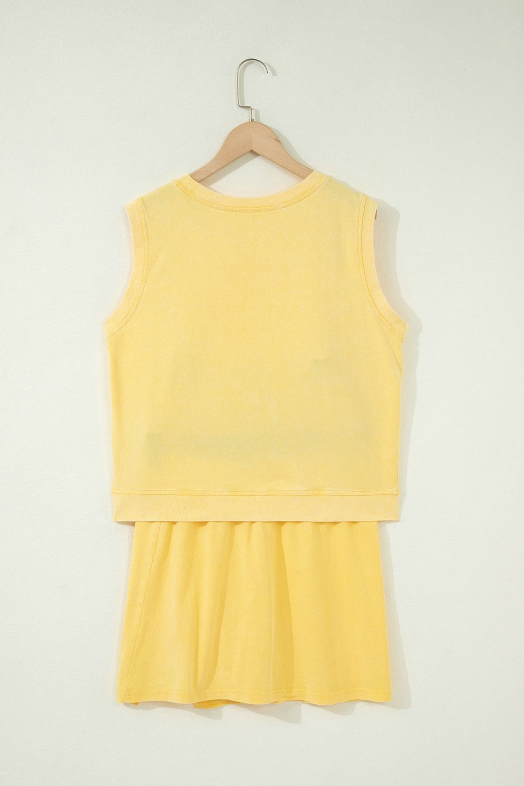Solid Mineral Wash Tank Top & Lined Skort Set - Rooted & Reckless Co.