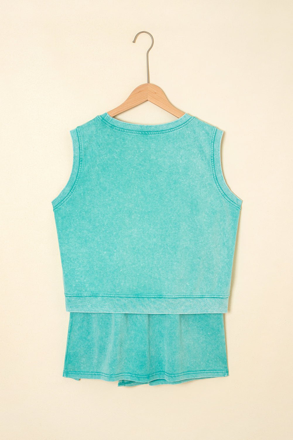 Solid Mineral Wash Tank Top & Lined Skort Set - Rooted & Reckless Co.