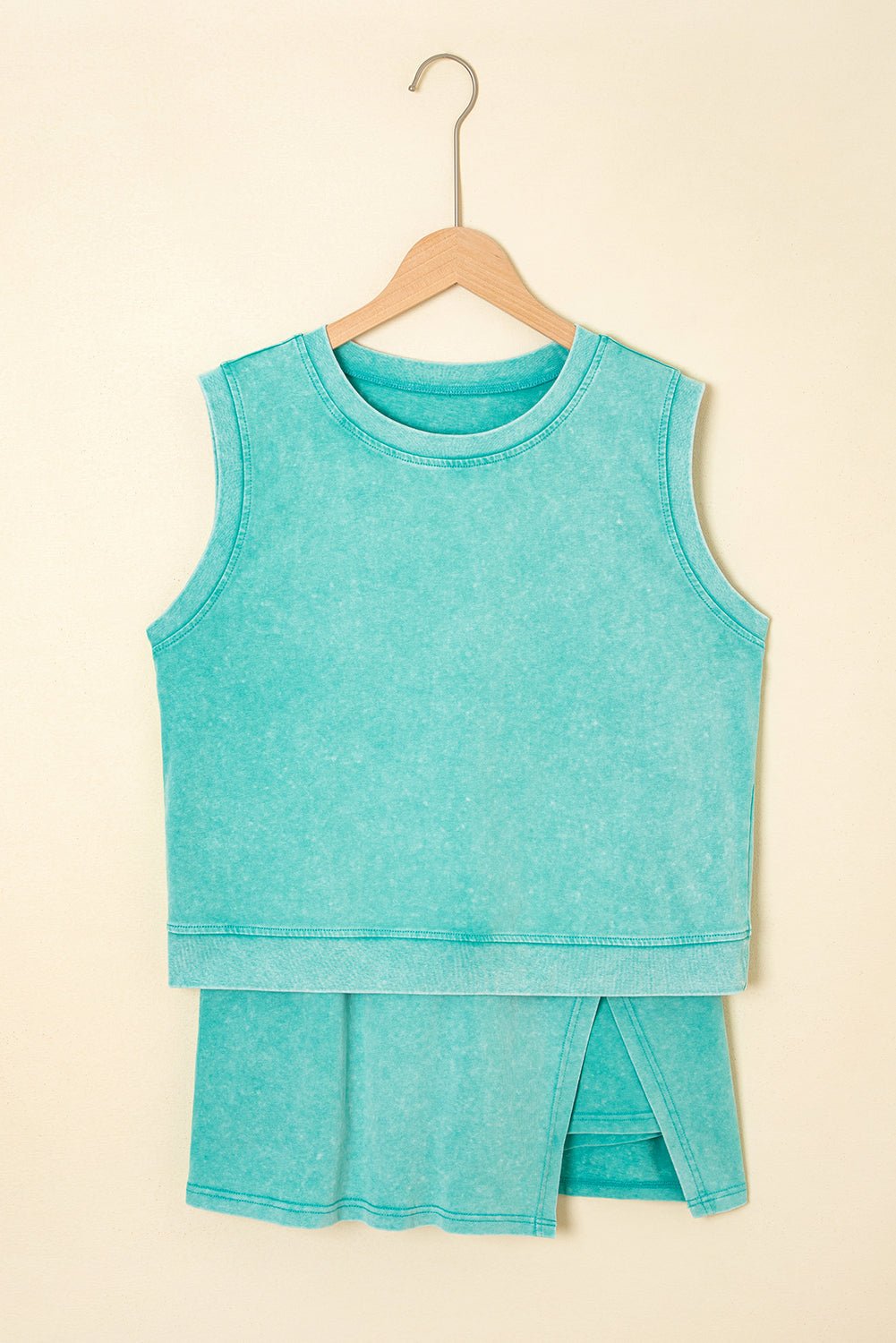 Solid Mineral Wash Tank Top & Lined Skort Set - Rooted & Reckless Co.