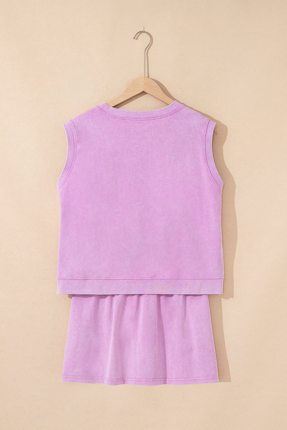 Solid Mineral Wash Tank Top & Lined Skort Set - Rooted & Reckless Co.