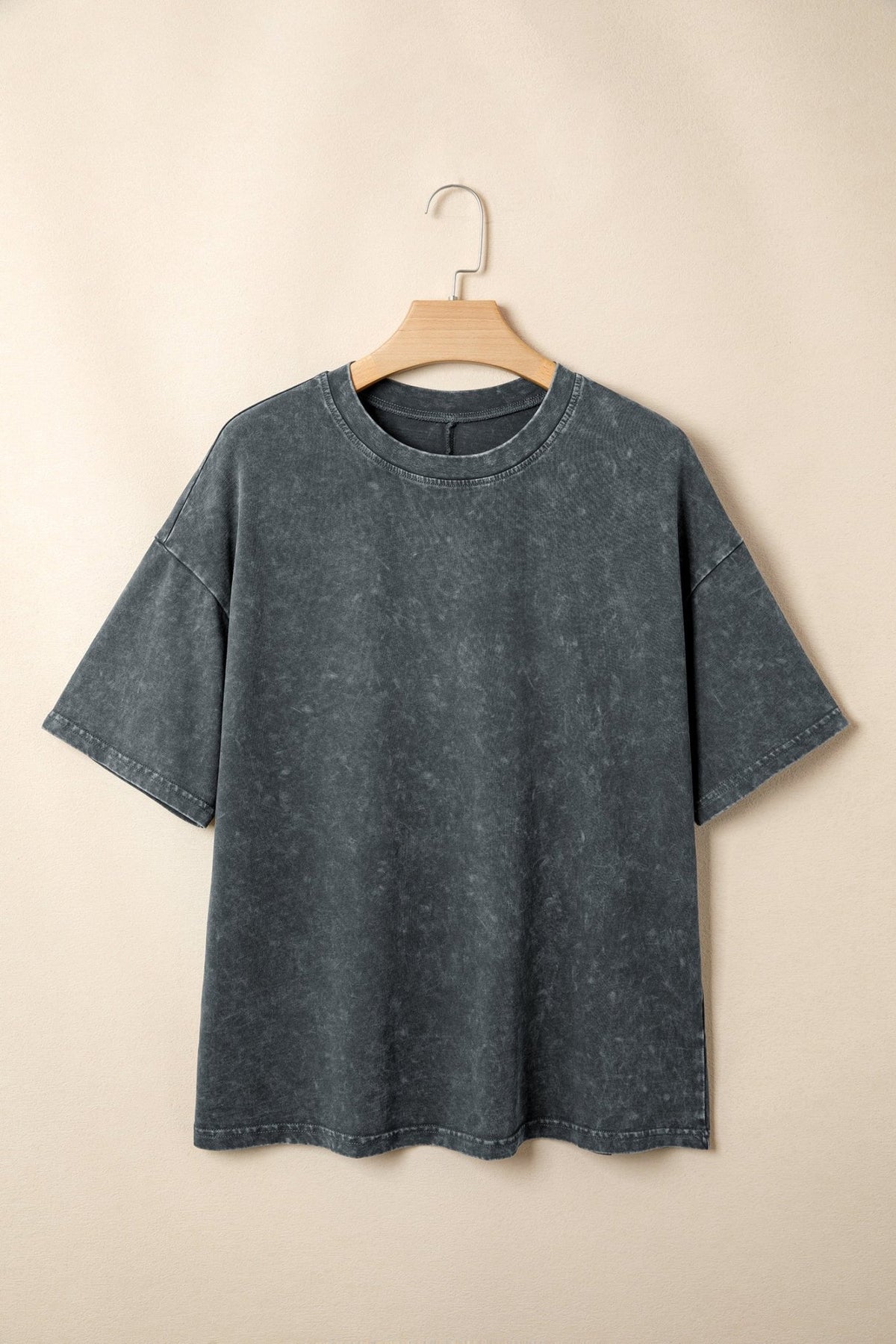 Solid Mineral Washed Short Sleeve Oversize Tee - Rooted & Reckless Co.