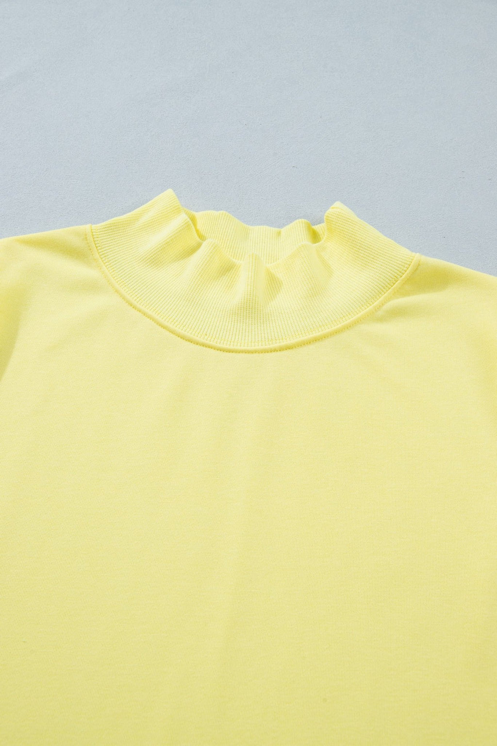 Solid Mock Neck Cap Sleeve Oversized Top - Rooted & Reckless Co.
