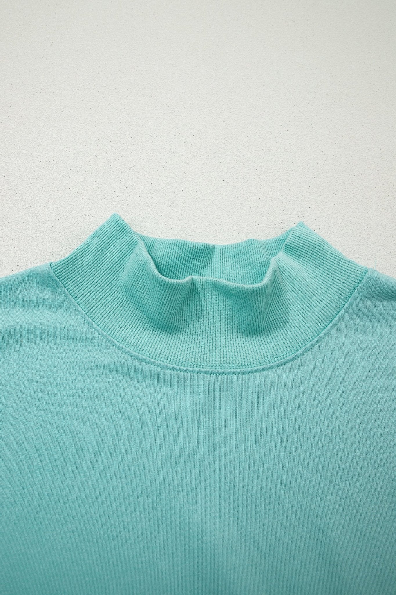 Solid Mock Neck Cap Sleeve Oversized Top - Rooted & Reckless Co.