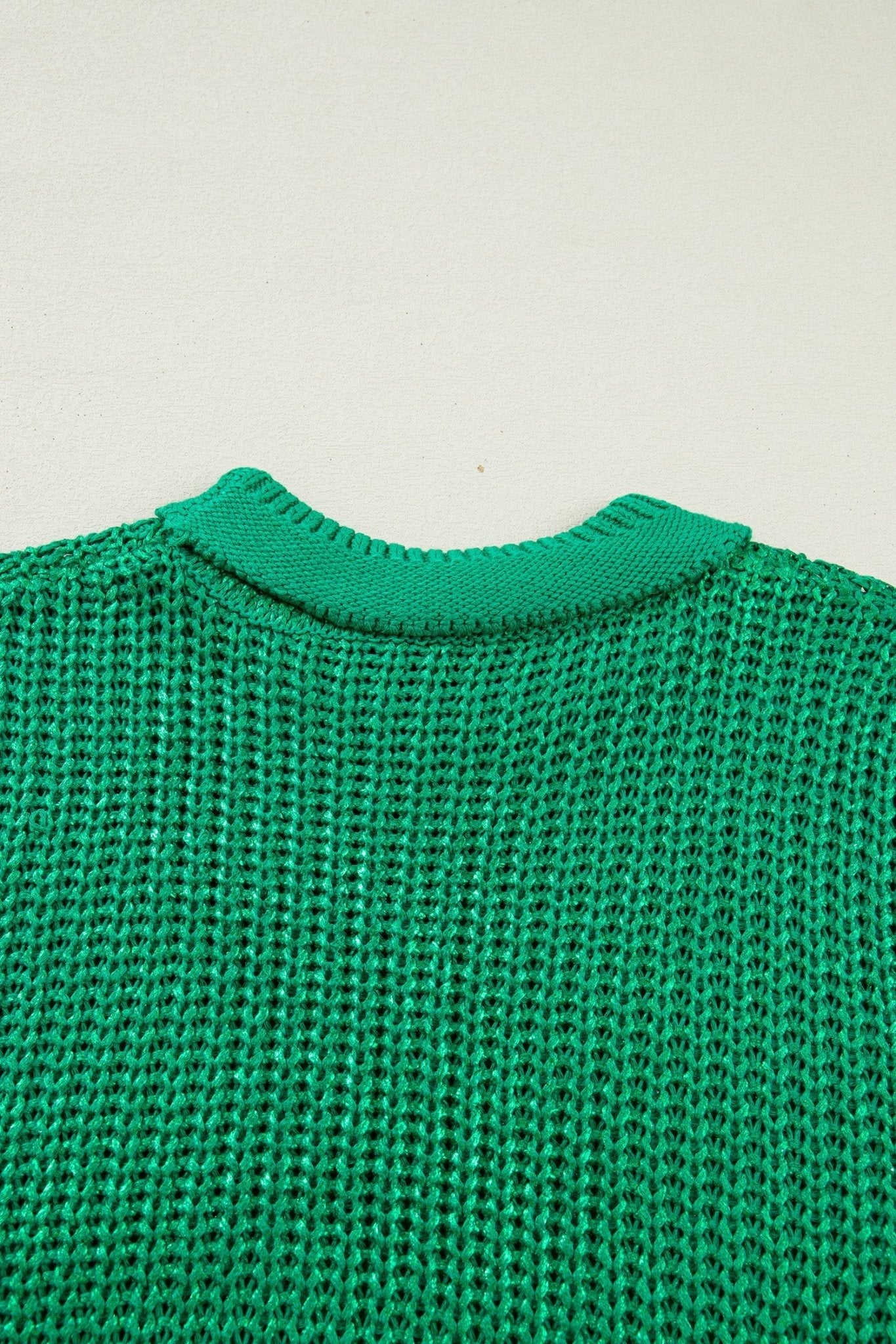 Solid Mock Neck Short Sleeve Knit Sweater - Rooted & Reckless Co.