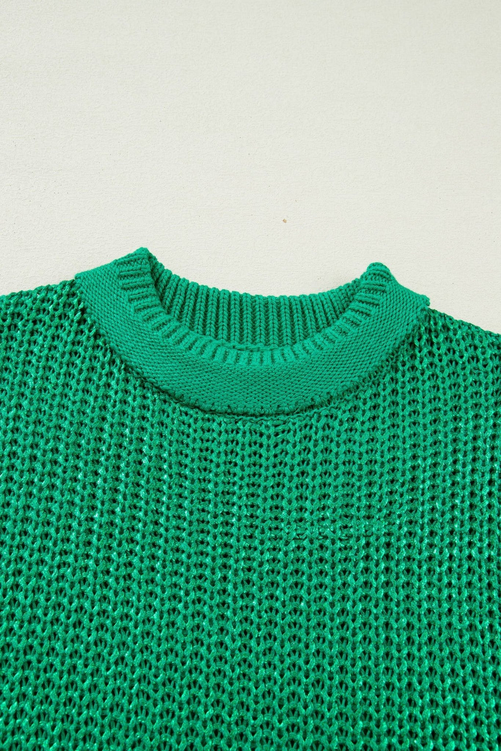 Solid Mock Neck Short Sleeve Knit Sweater - Rooted & Reckless Co.