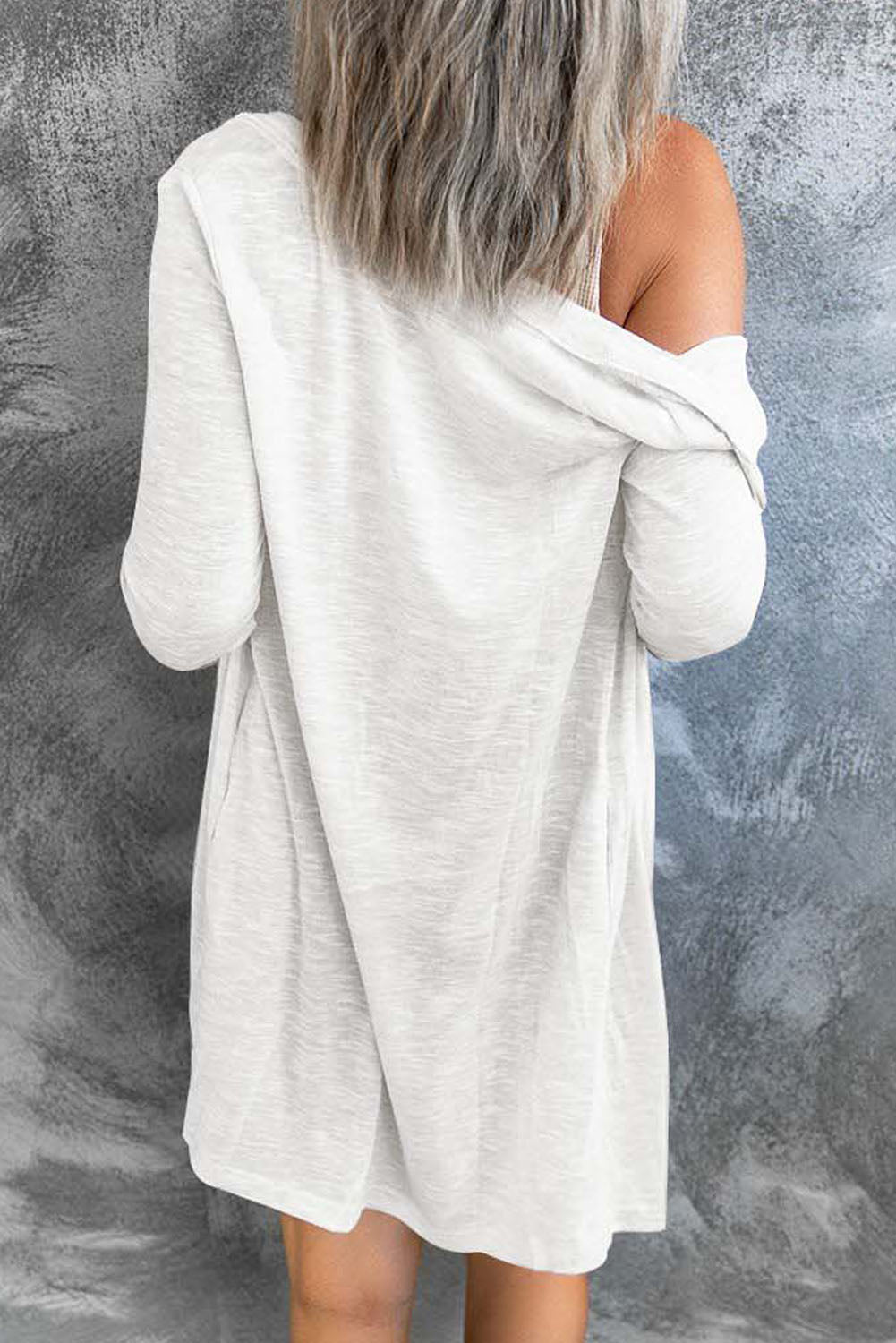 Solid Open-Front Buttoned Cardigan - Rooted & Reckless Co.