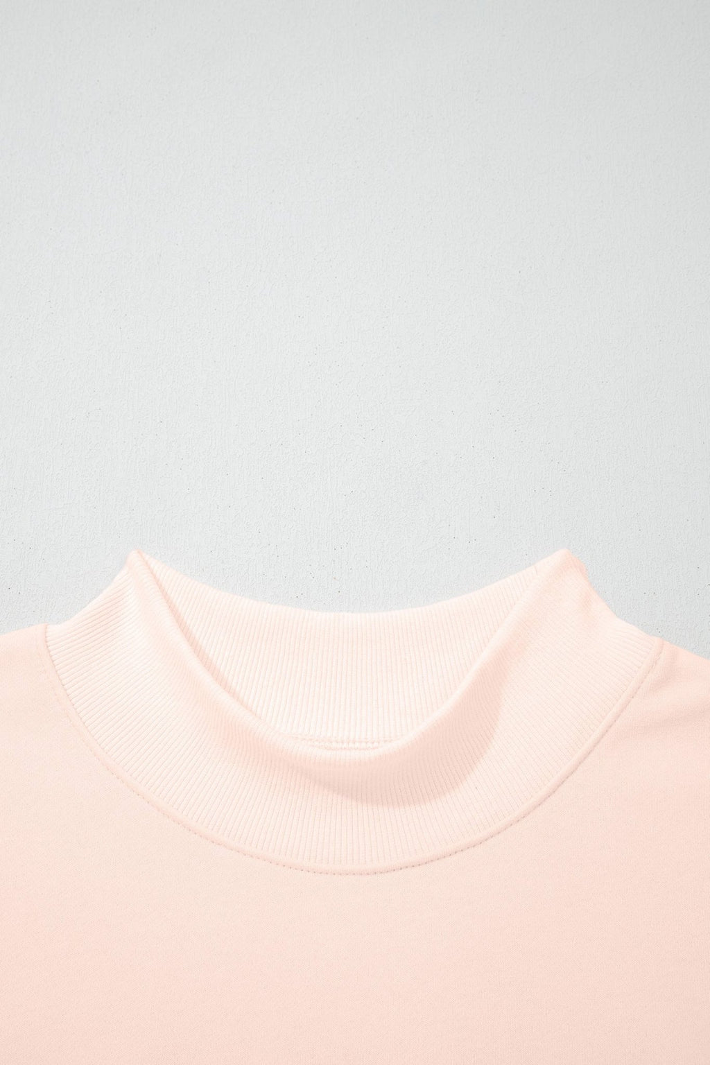 Solid Oversize Mock Neck Sweatshirt - Rooted & Reckless Co.