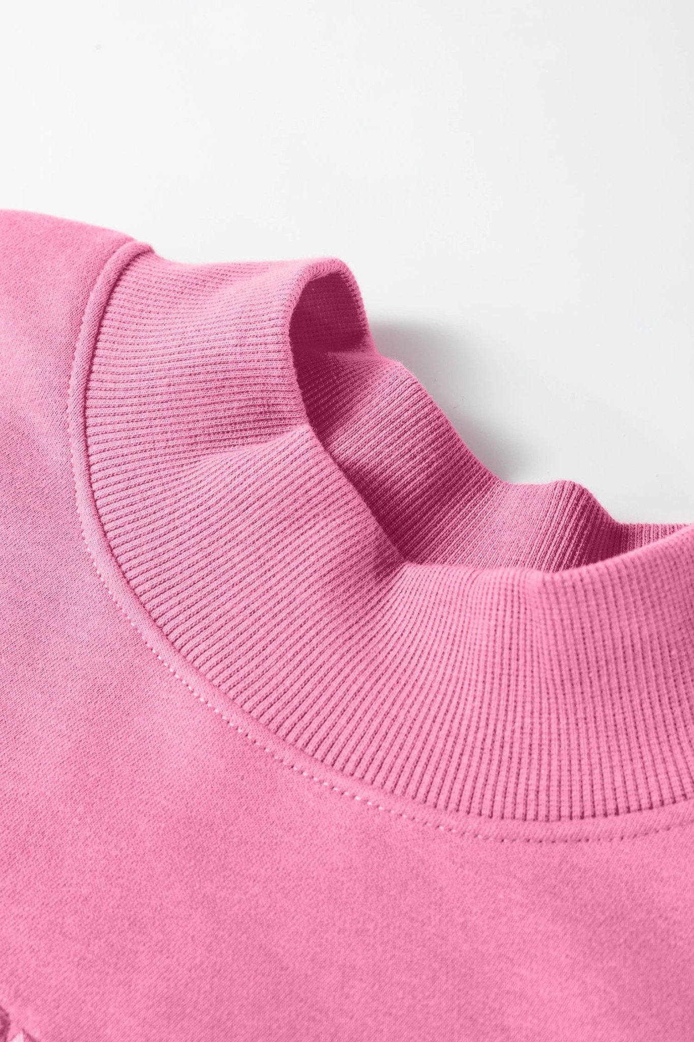 Solid Oversize Mock Neck Sweatshirt - Rooted & Reckless Co.