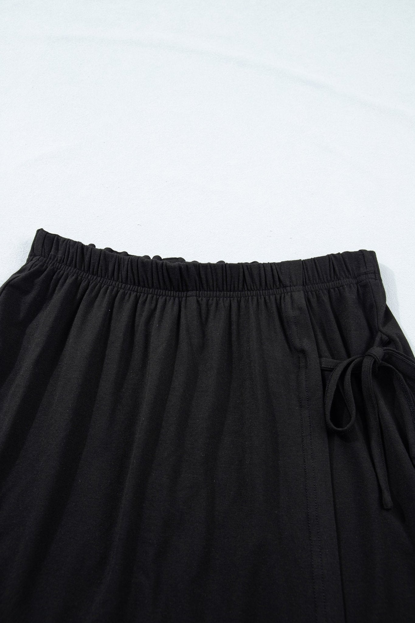 Solid Oversize Tee & Tie Wrap Mini Skort Set - Rooted & Reckless Co.