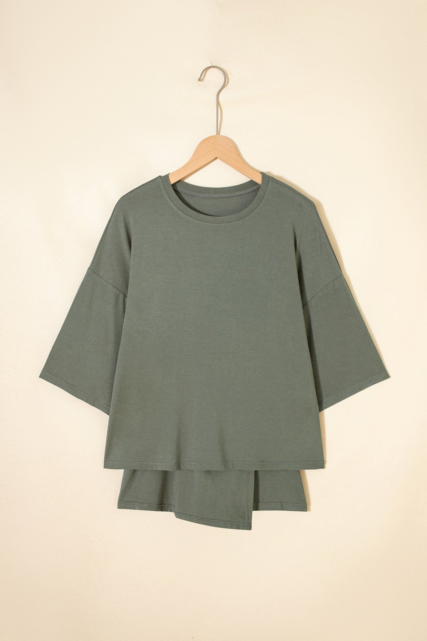 Solid Oversize Tee & Tie-Wrap Mini Skort Set - Rooted & Reckless Co.
