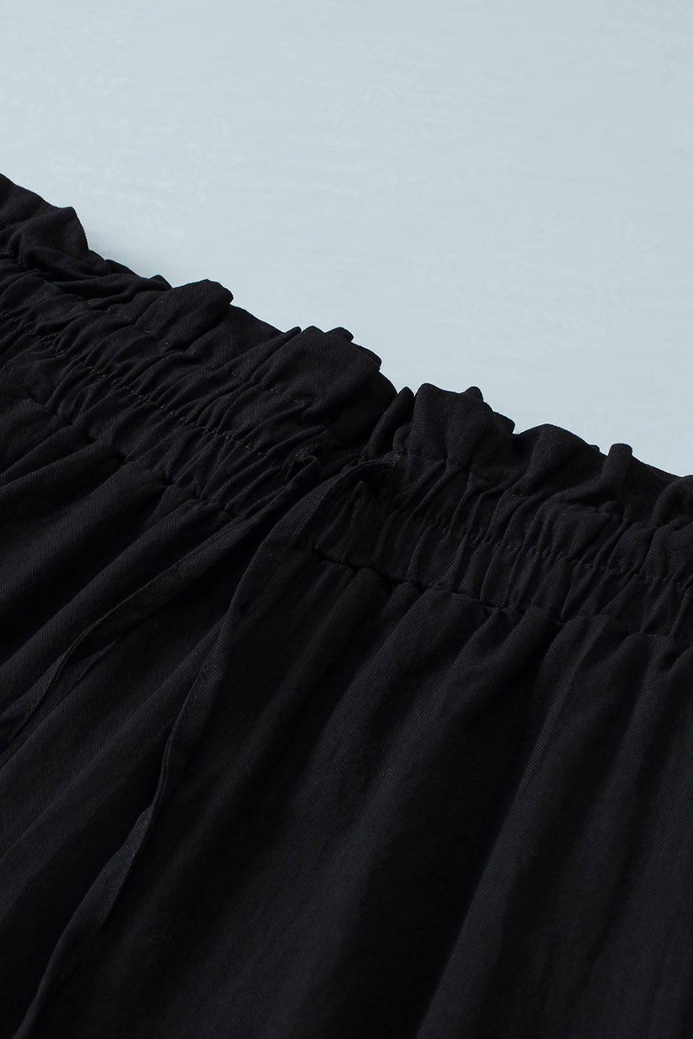 Solid Paperbag Waist Straight Leg Cropped Pants - Rooted & Reckless Co.