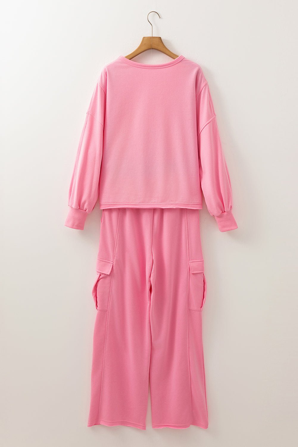 Solid Patchwork Top and Pants Set - Rooted & Reckless Co.