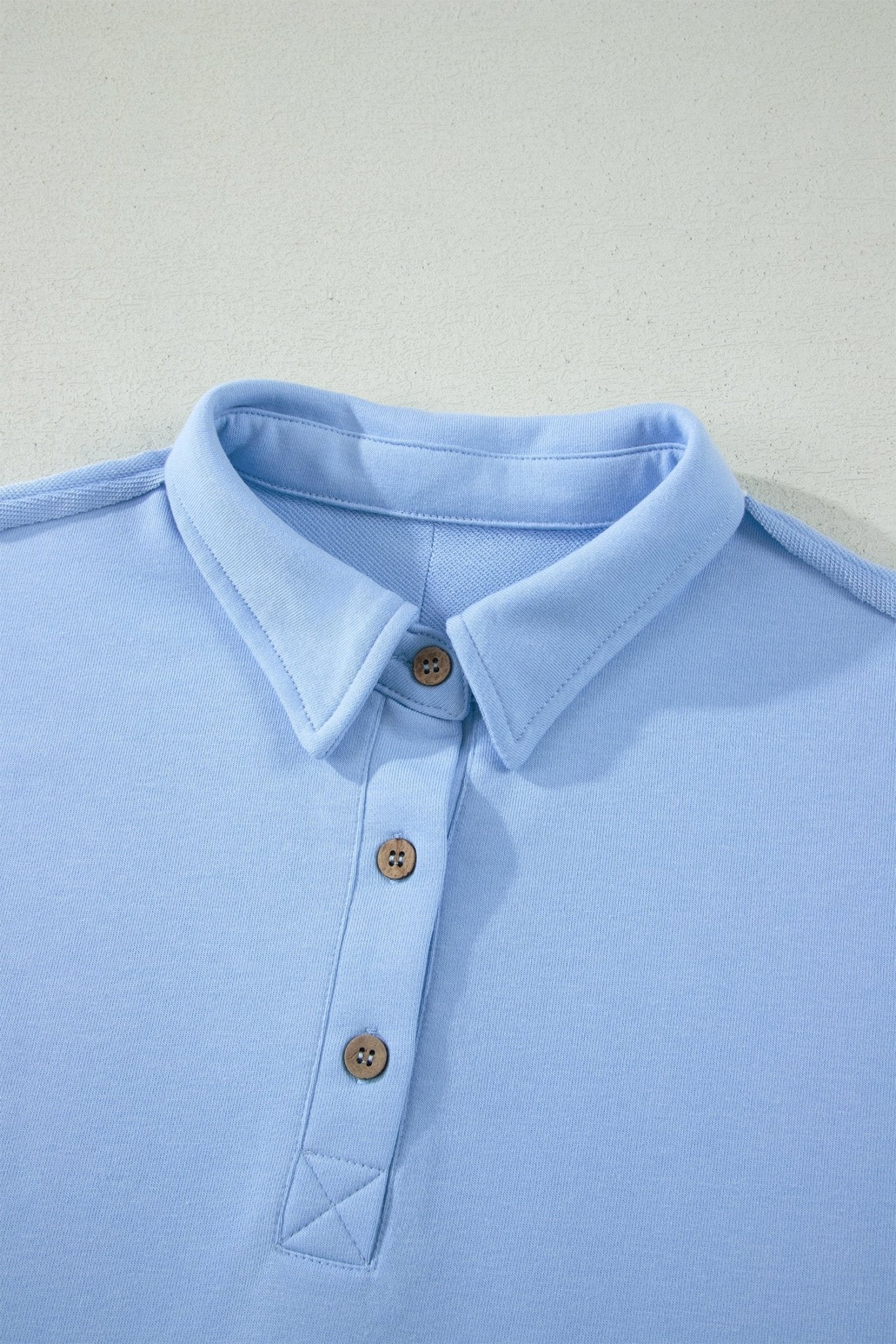 Solid Polo Tee & Elastic Waist Short Set - Rooted & Reckless Co.