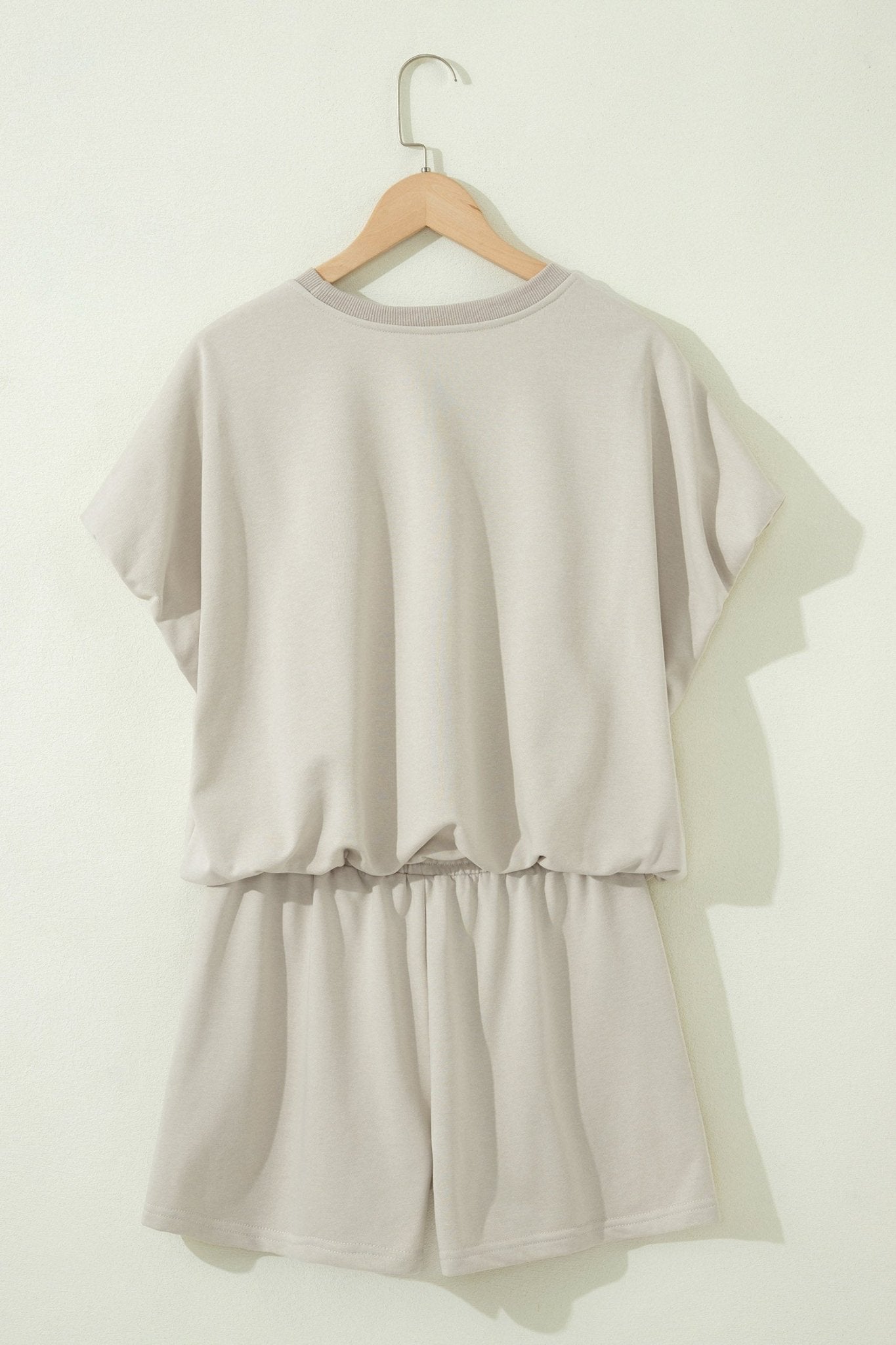 Solid Puff Sleeve Top & Drawstring Shorts Set - Rooted & Reckless Co.