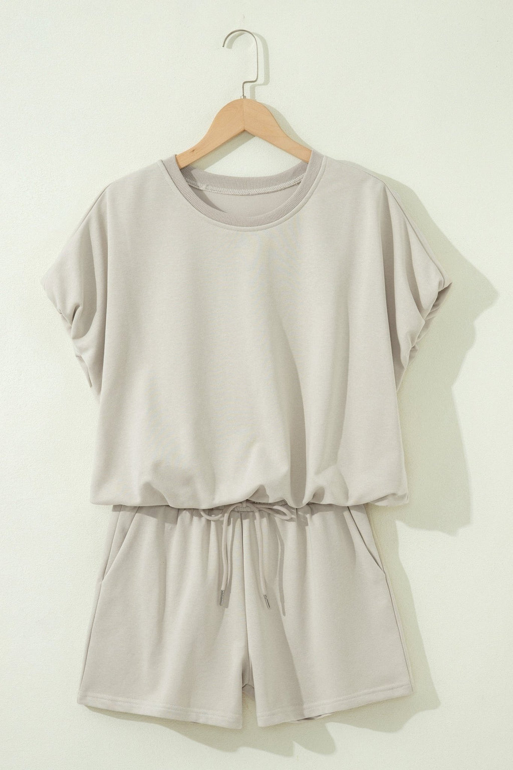Solid Puff Sleeve Top & Drawstring Shorts Set - Rooted & Reckless Co.