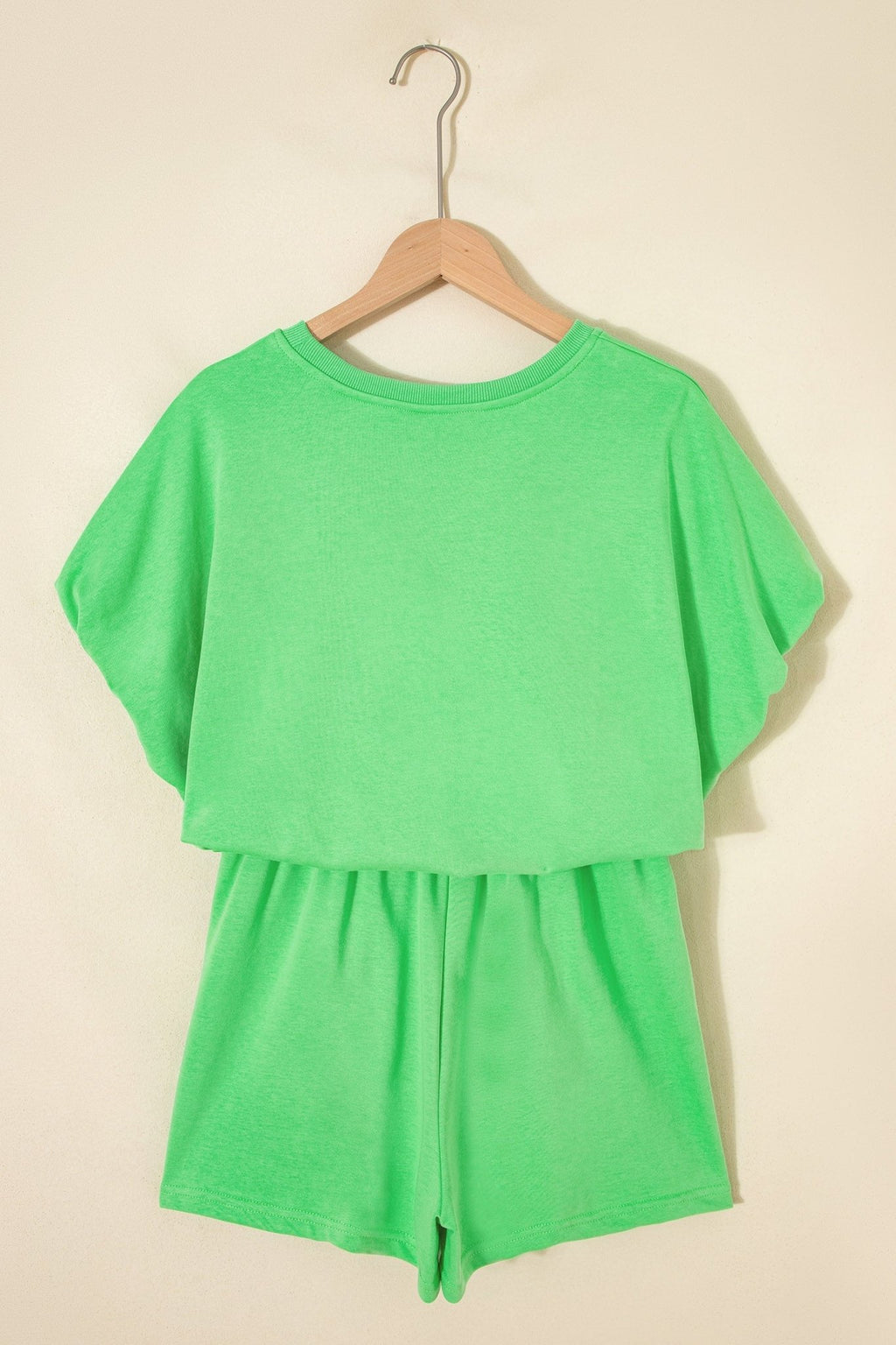 Solid Puffy Loose Top & Drawstring Shorts Set - Rooted & Reckless Co.
