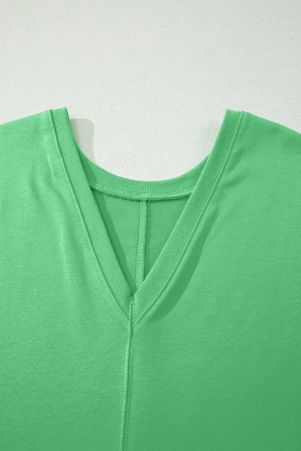 Solid Raw Edge 3/4 Sleeve Pocketed Loose Romper - Rooted & Reckless Co.