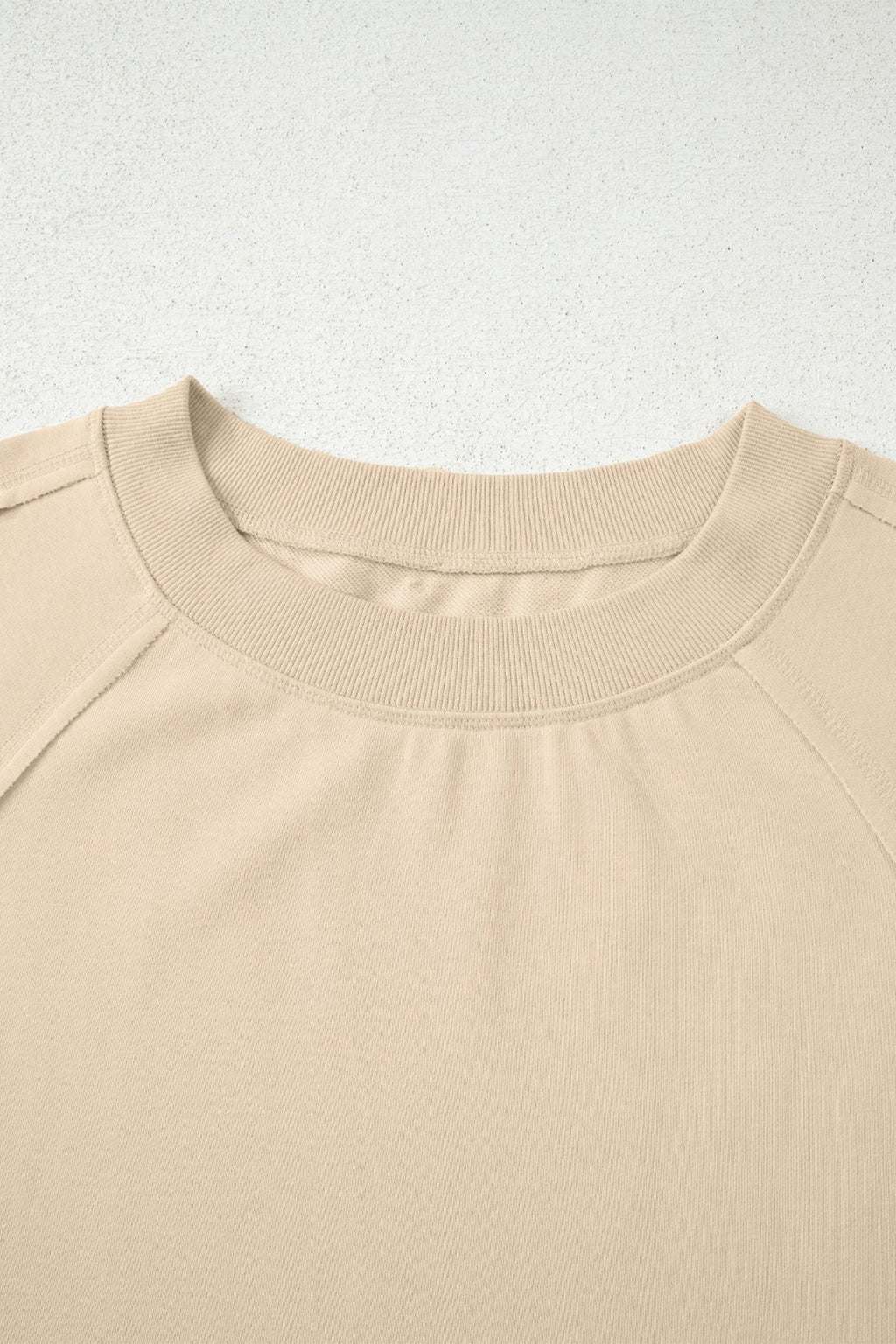 Solid Raw Seam Patchwork Baggy Sweatshirt - Rooted & Reckless Co.