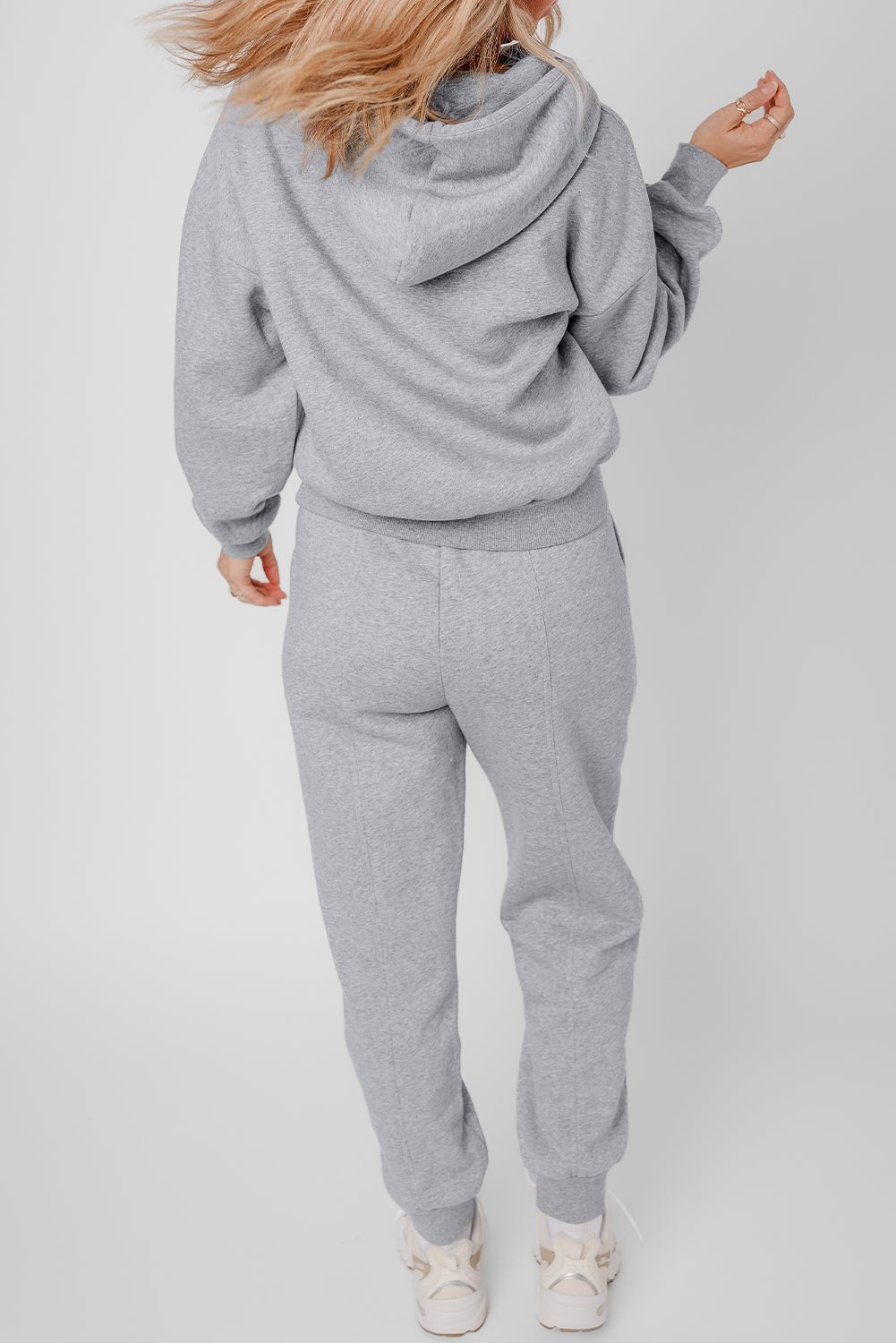 Solid Reverse Seams Hoodie and Joggers Set - Rooted & Reckless Co.