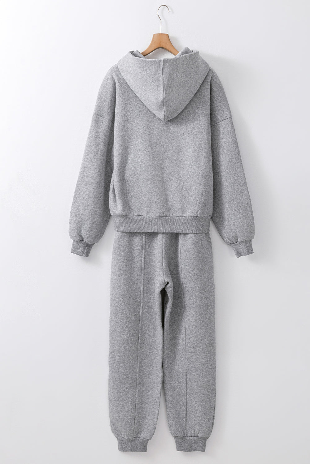 Solid Reverse Seams Hoodie and Joggers Set - Rooted & Reckless Co.