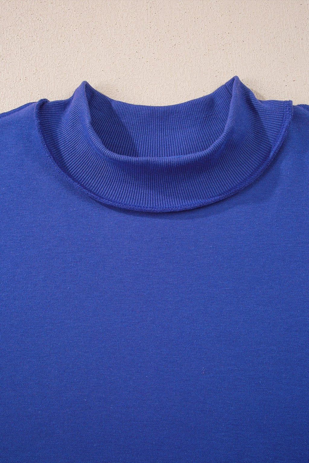 Solid Reversible Mock Neck Oversized Sweatshirt - Rooted & Reckless Co.