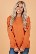 Solid Reversible Mock Neck Oversized Sweatshirt - Rooted & Reckless Co.