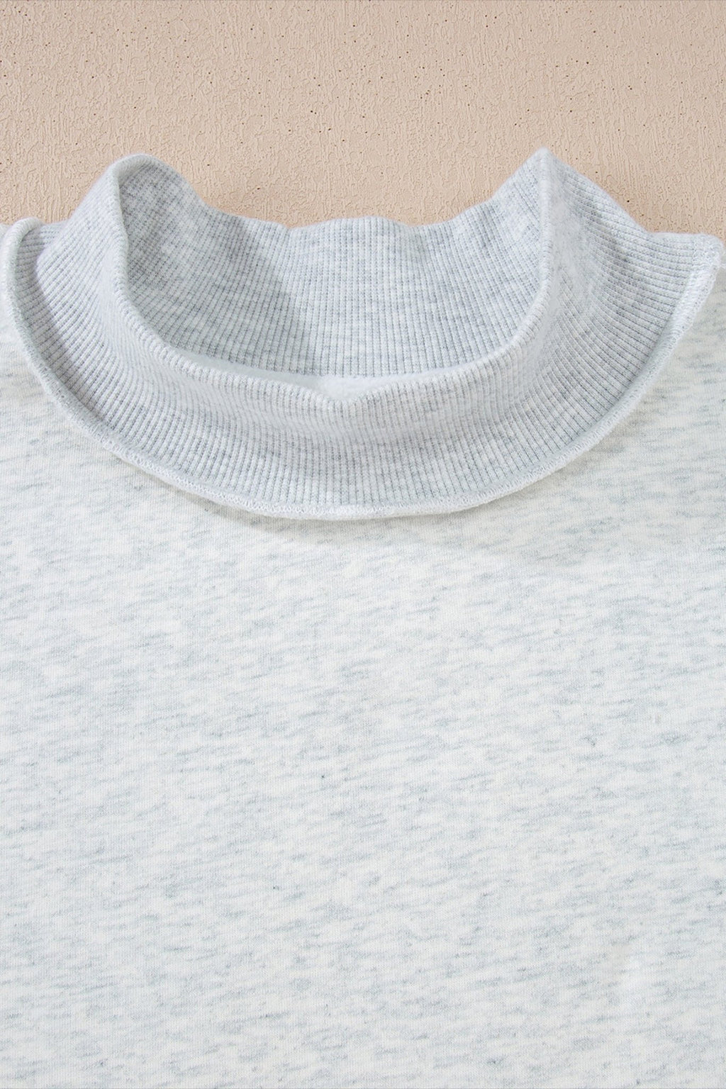 Solid Reversible Mock Neck Oversized Sweatshirt - Rooted & Reckless Co.