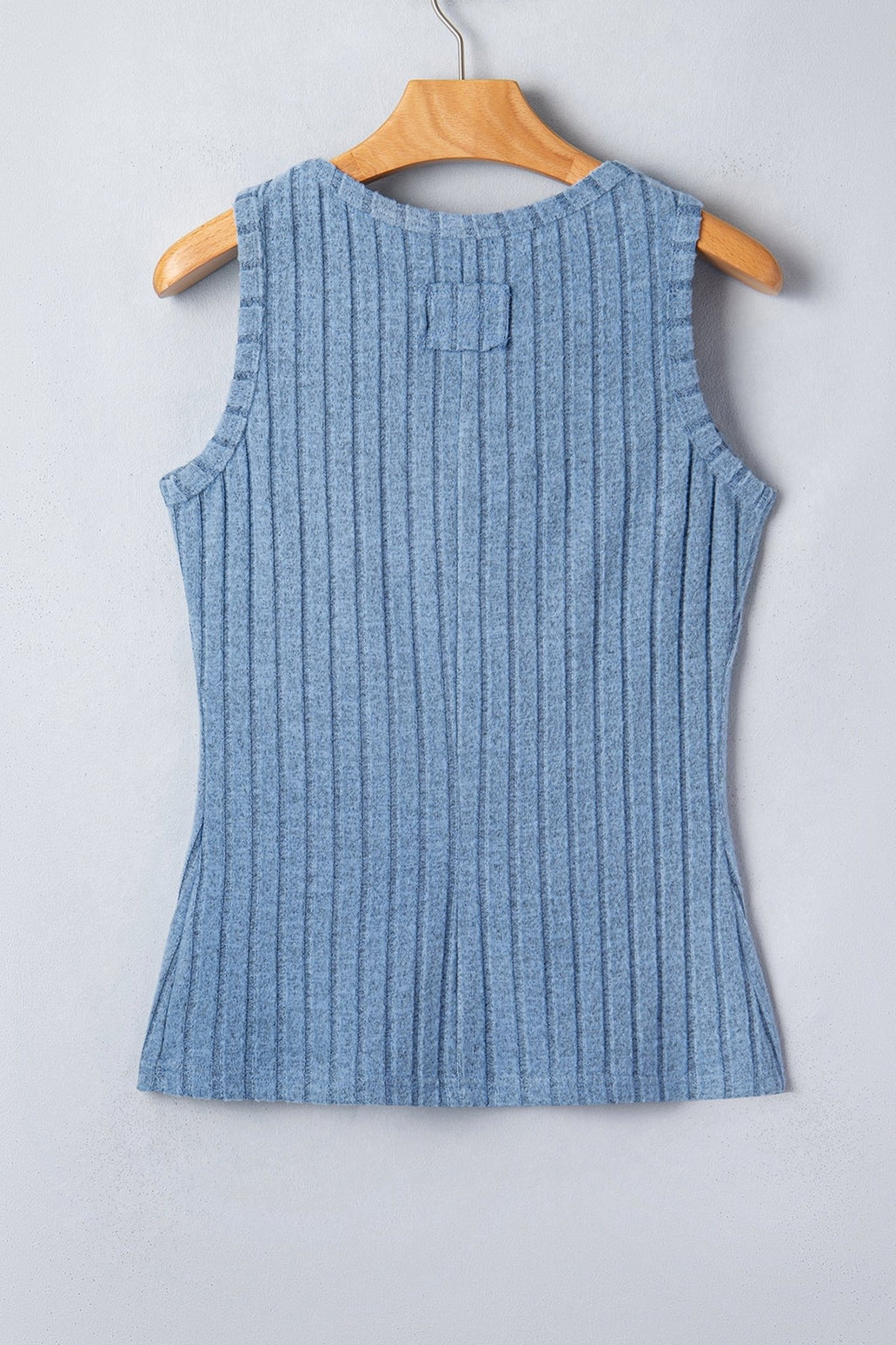 Solid Ribbed Knit Mineral Wash Tank Top - Rooted & Reckless Co.