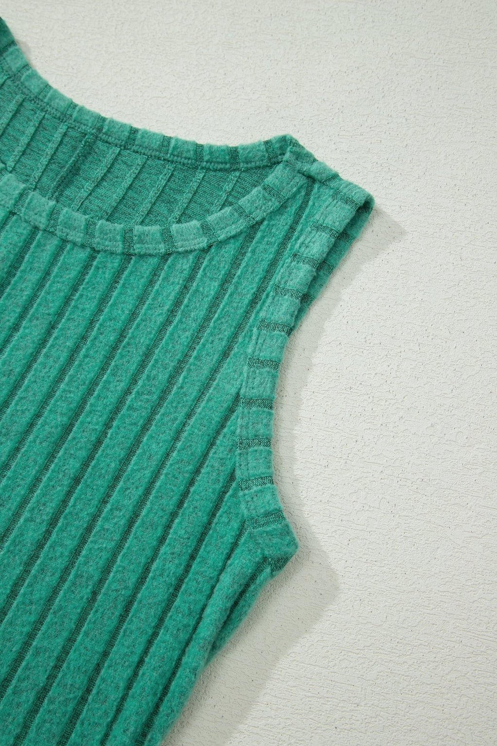 Solid Ribbed Knit Mineral Wash Tank Top - Rooted & Reckless Co.