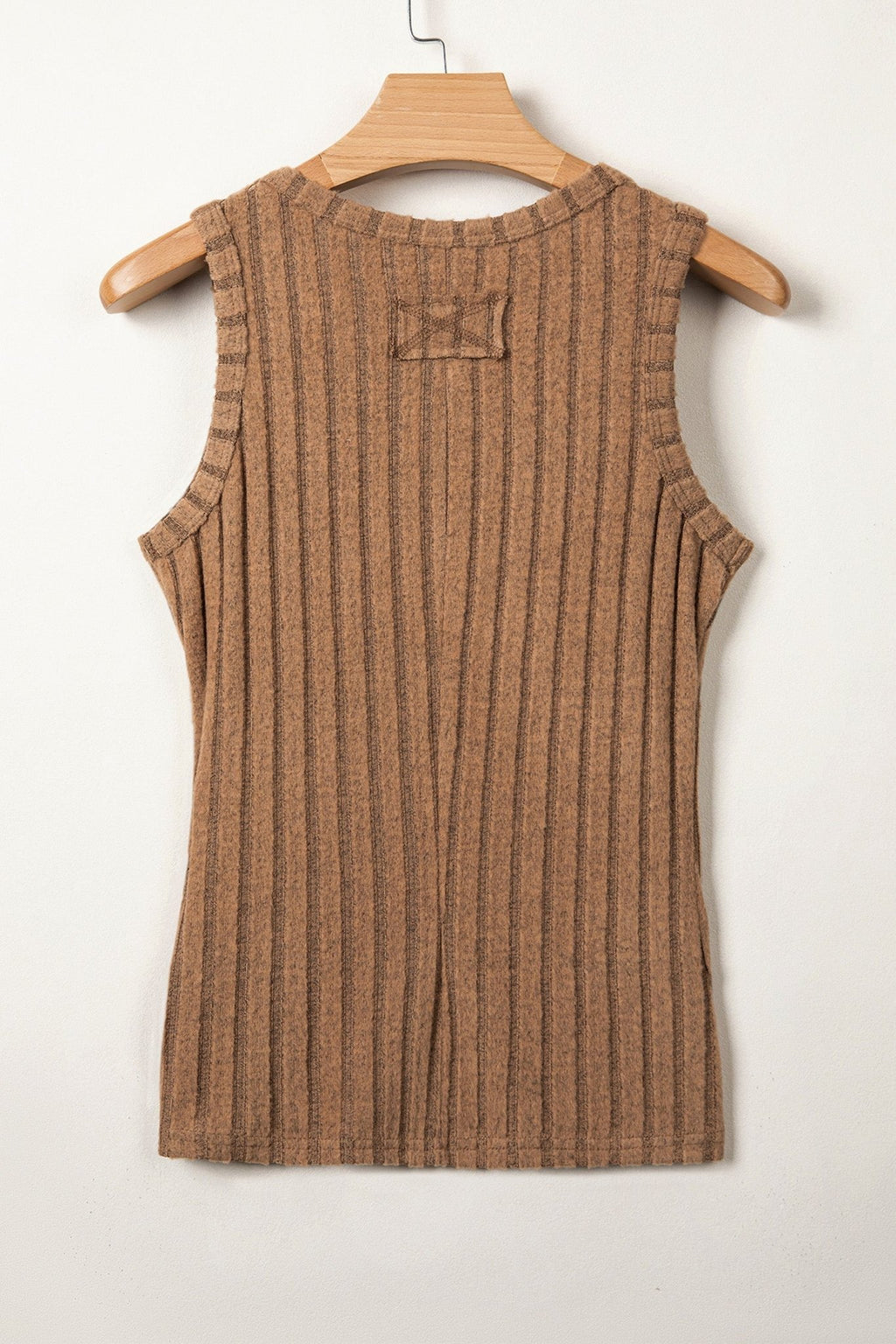 Solid Ribbed Knit Mineral Wash Tank Top - Rooted & Reckless Co.