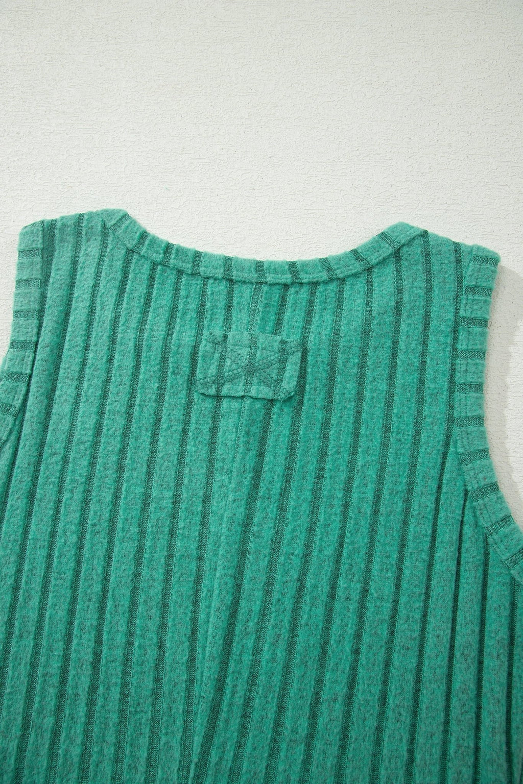 Solid Ribbed Knit Mineral Wash Tank Top - Rooted & Reckless Co.